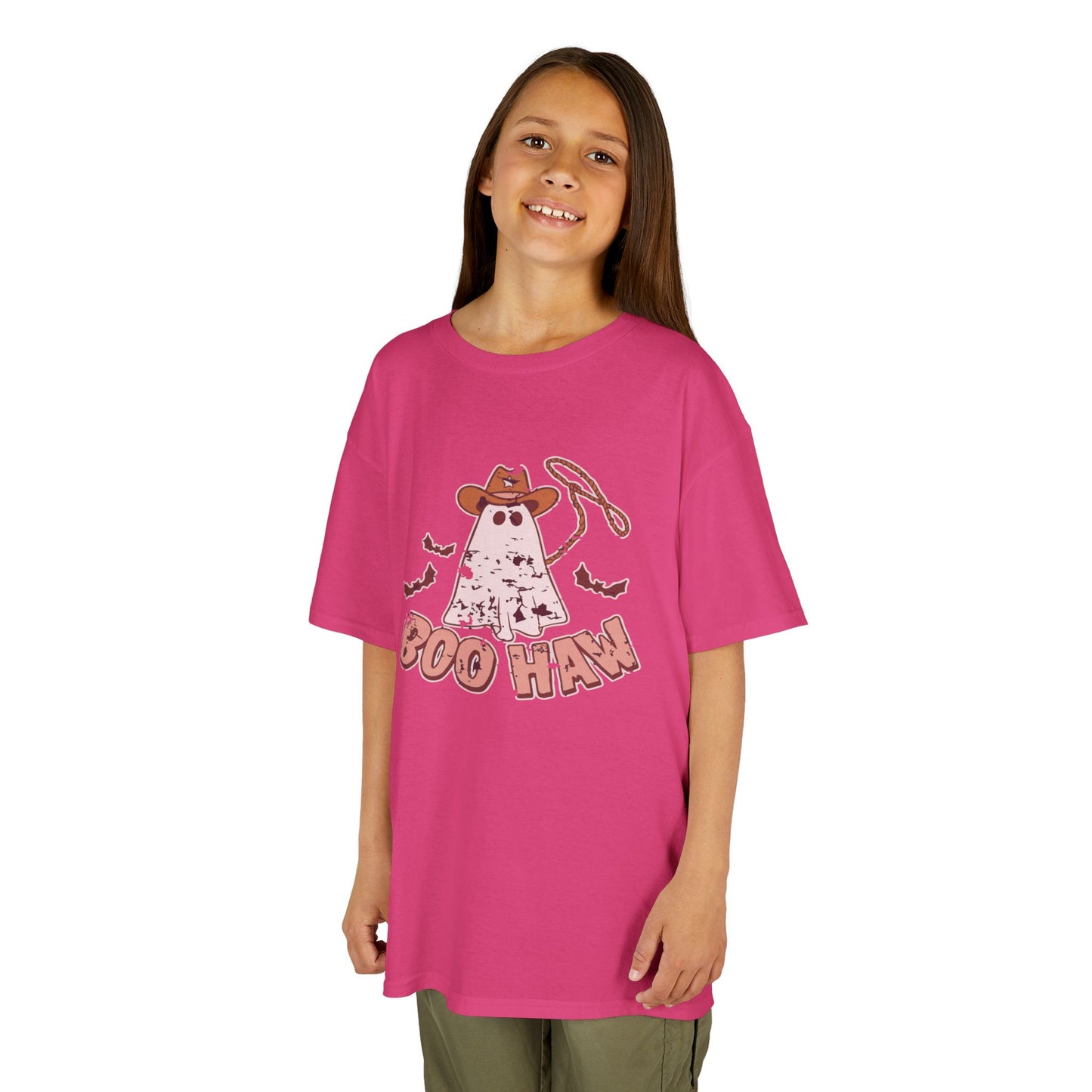 Boo Haunt Kids Tee, Halloween Shirt, Ghost Costume T-Shirt, Fun Kids Apparel, Spooky Party Outfit