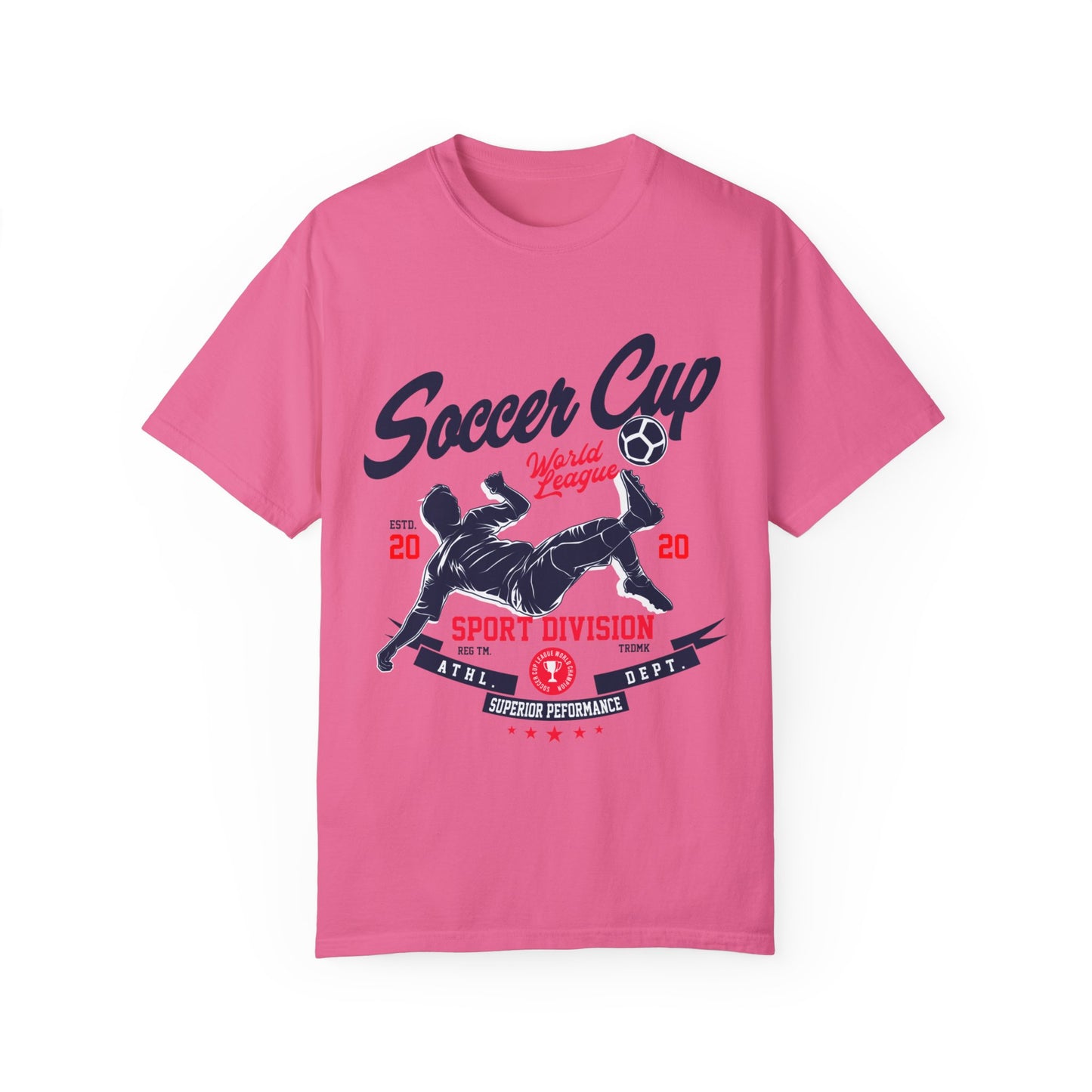 Soccer Club Unisex Garment-Dyed T-shirt
