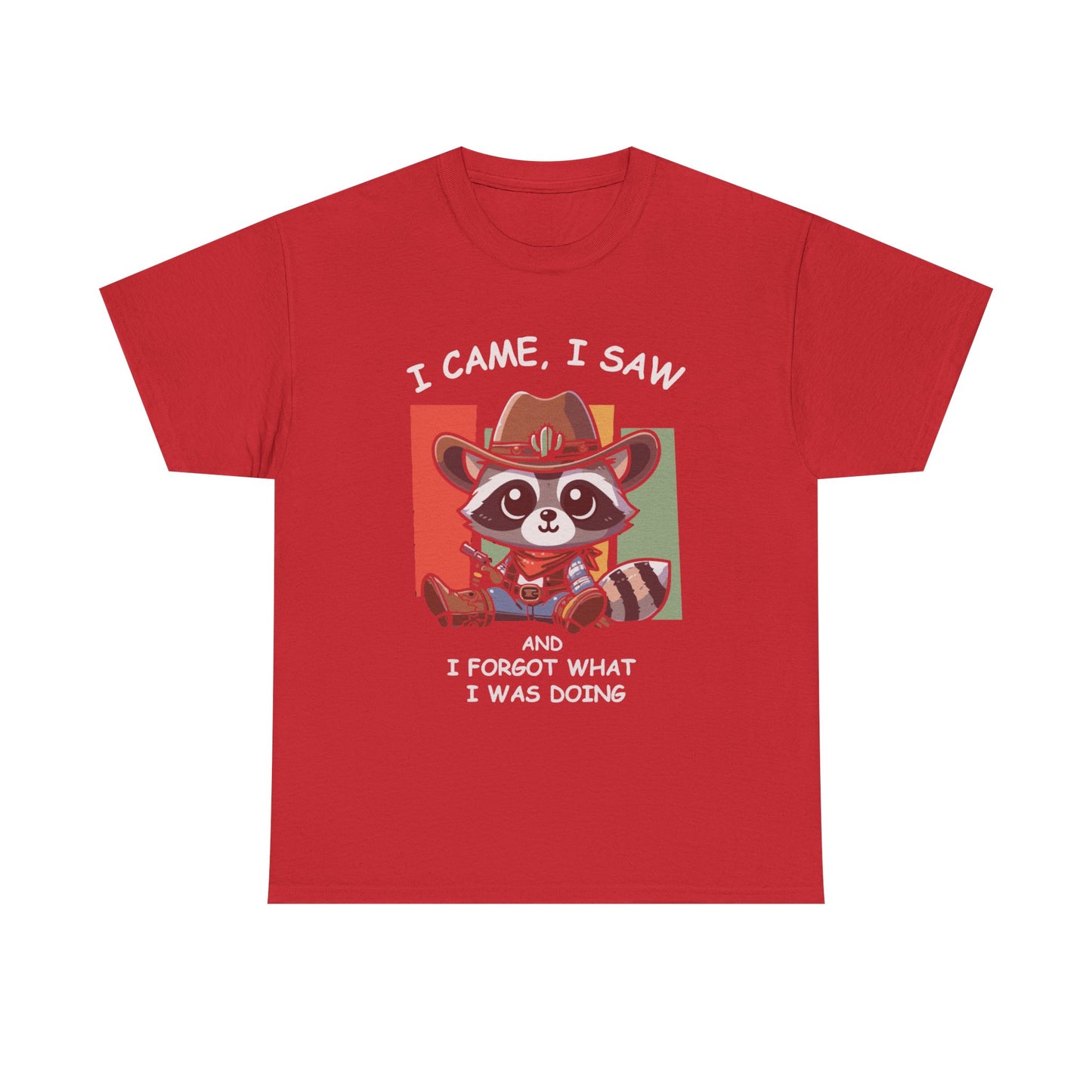 Fun Raccoon Graphic Tee, Cute Funny Animal T-Shirt, Unique Gift, Unisex Cotton Tee, Casual Wear, Birthday Gift, Humor Shirt