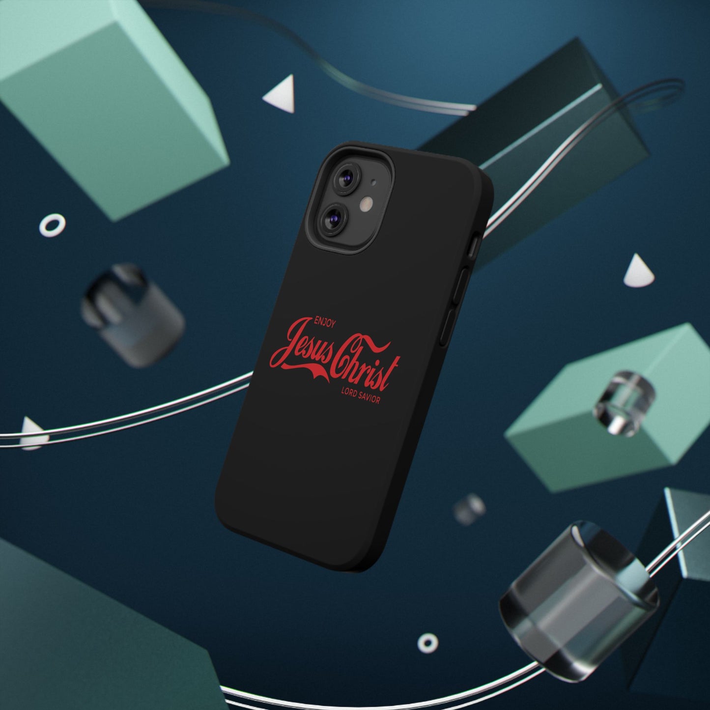 Impact-Resistant Phone Case: Enjoy Jesus Christ Lord Savior, Christian Gift, Durable Protection, Faith-Based Accessory, Holiday Gift