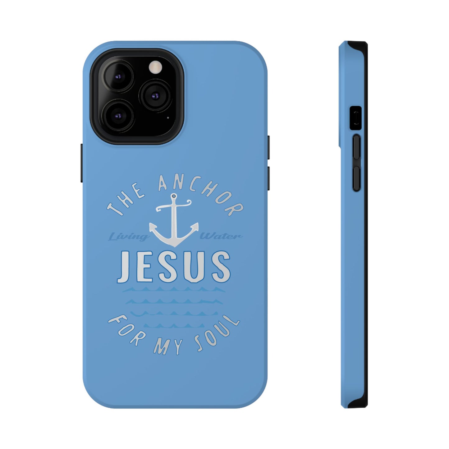 Jesus Anchor Phone Case, Christian Tech Accessories, Inspirational Gifts, Unique Phone Covers, Faith-Based Decor