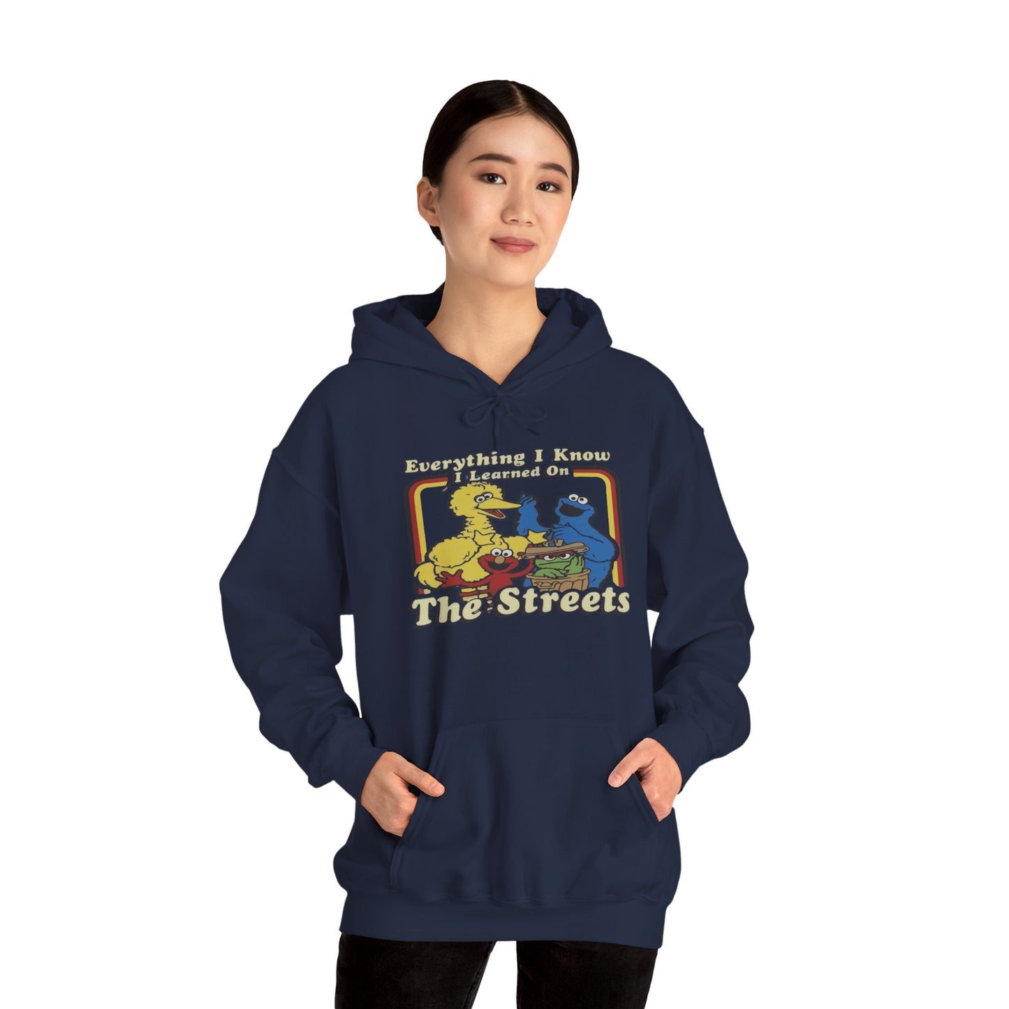 Vintage Street Art Hoodie - Cozy Unisex Sweatshirt for Creative Souls, Outdoor Relaxation, Casual Hangouts