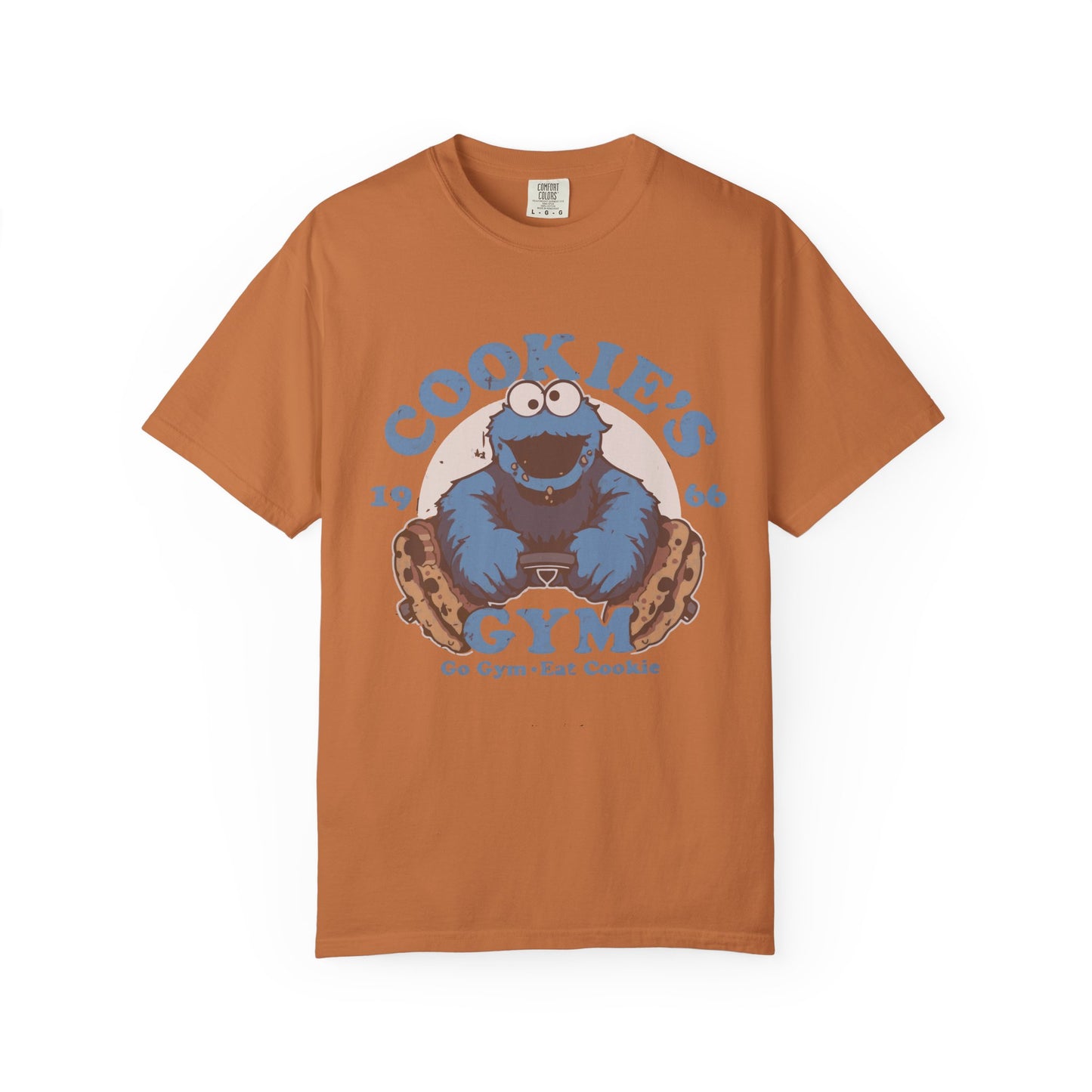 Cookie Monster Inspired Unisex T-Shirt, Fun Gift for Gamers, Casual Wear, Birthday Gift, Kitchen & Gym Motivation