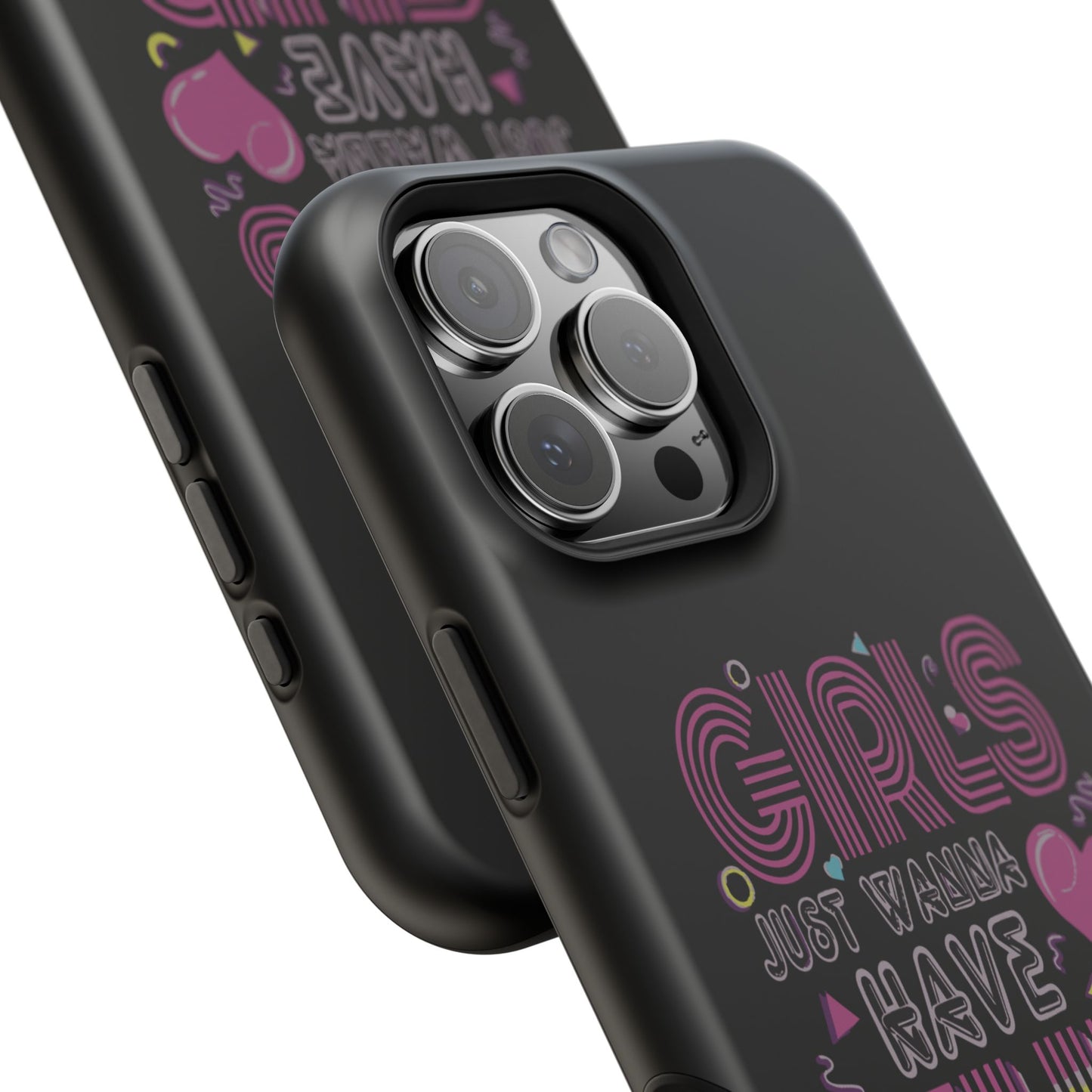 Fun Vibe Phone Case - Girls Just Wanna Have Fun Cell Case, Impact-Resistant Cover, Gift for Teens, Birthday Party Accessory, Trendy Tech