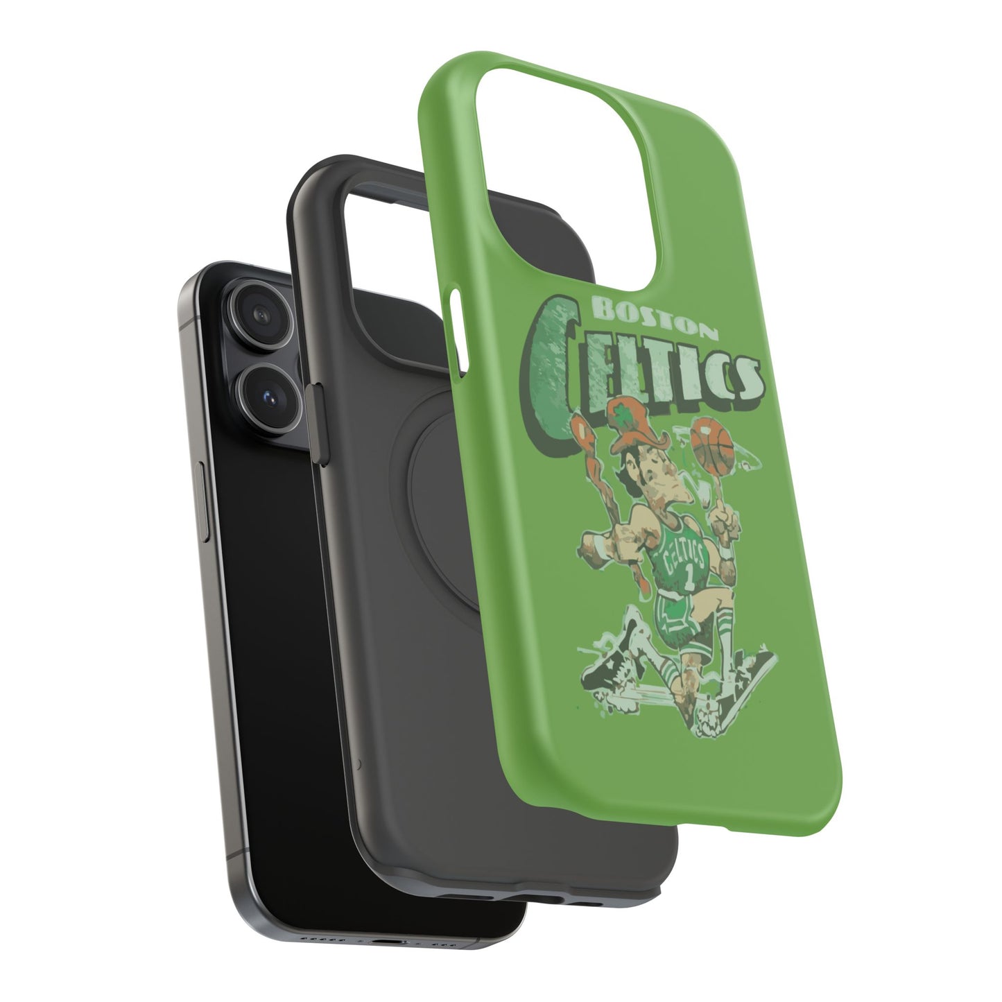 Boston Celtics Impact-Resistant Phone Case, Basketball Phone Cover, Sports Fan Gift, Sturdy Phone Case, NBA Merchandise, Team Spirit Decor