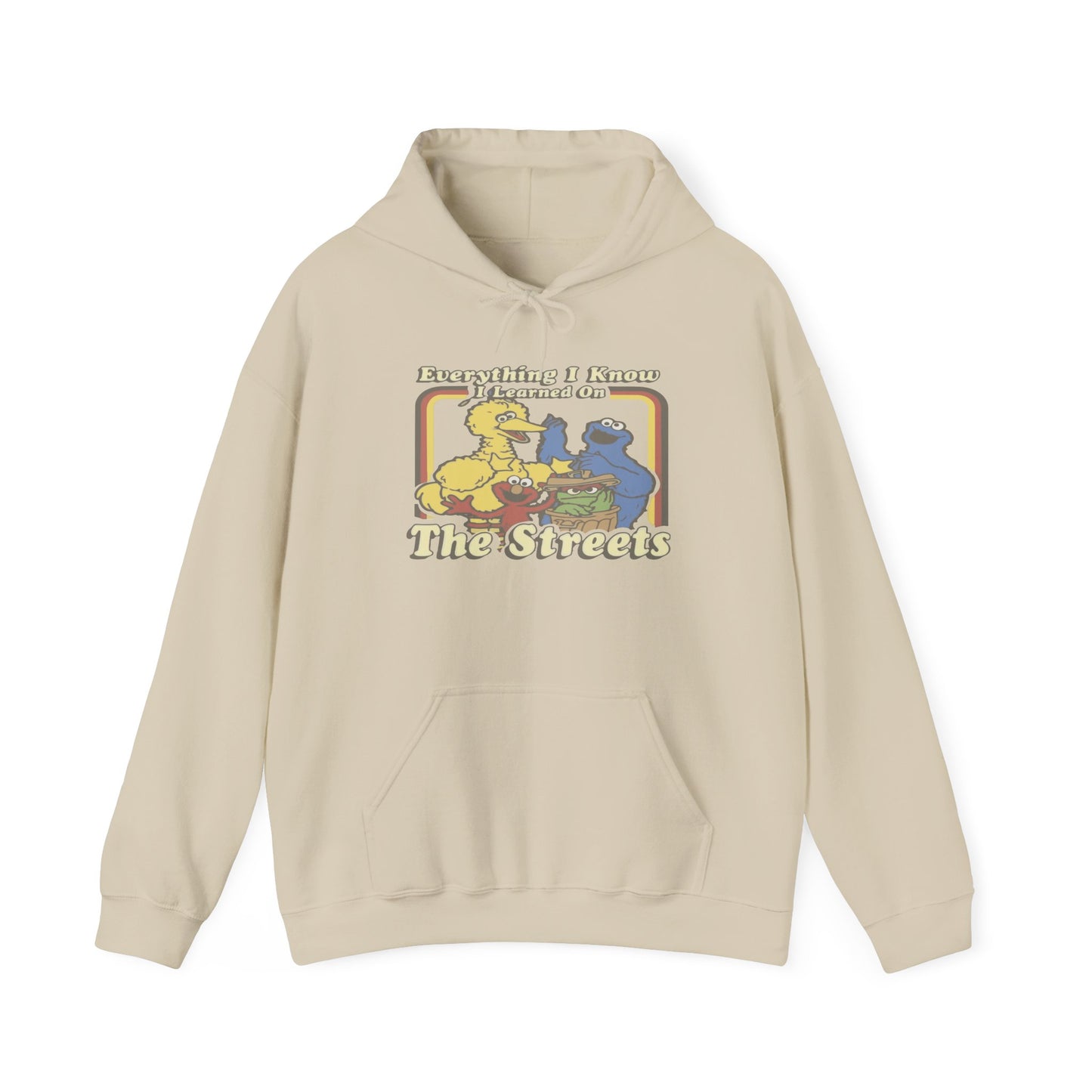 Vintage Street Art Hoodie - Cozy Unisex Sweatshirt for Creative Souls, Outdoor Relaxation, Casual Hangouts