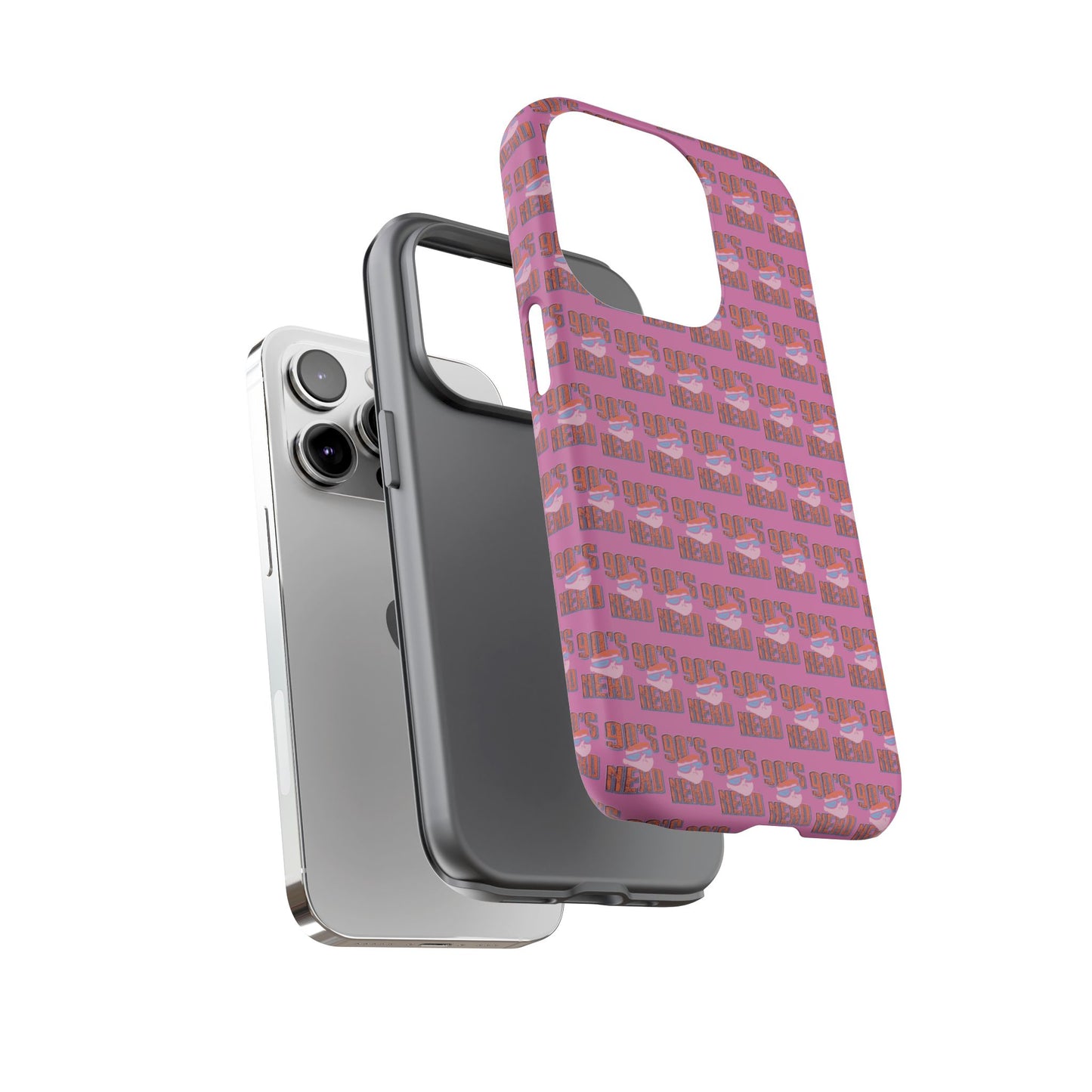 90s Vibe Phone Case, Retro Tough Cases, Gift for Nostalgia Lovers, Durable Phone Covers, 90s Themed Accessories
