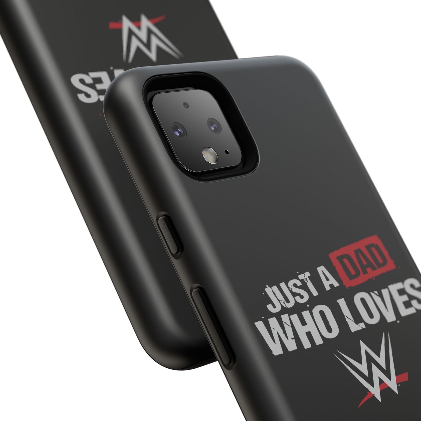 WWE Dad Phone Case, Tough Cases for Fathers, Gifts for Dad, Father's Day, Wrestling Fan Merchandise, Just a Dad Who Loves WWE