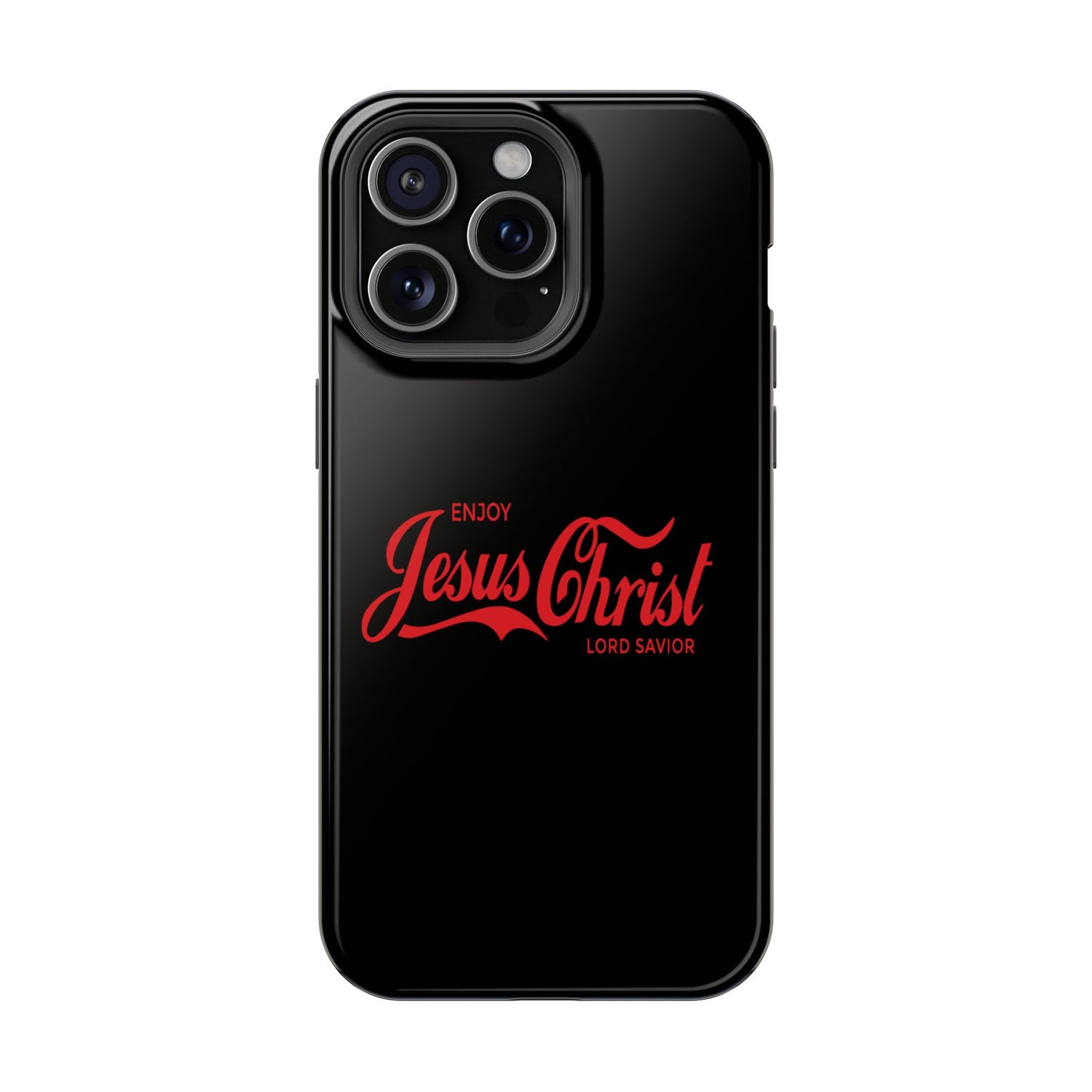 Impact-Resistant Phone Case: Enjoy Jesus Christ Lord Savior, Christian Gift, Durable Protection, Faith-Based Accessory, Holiday Gift