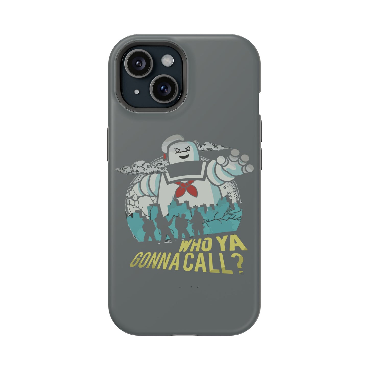 Ghostbuster-Inspired Tough Phone Case - Who Ya Gonna Call? - Perfect for Fans, Gift for Halloween, Geeky Accessories, Durable Protection