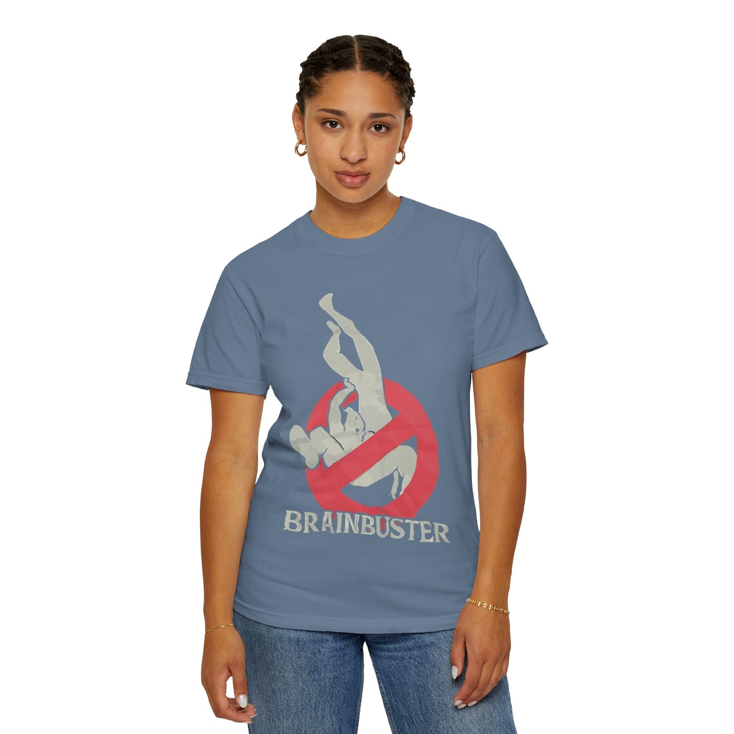 Unisex Fun Graphic T-Shirt, Graphic Tee, Casual Wear, Gift for Wrestling Fans, Brainbuster Design, Humor Apparel, Everyday Style