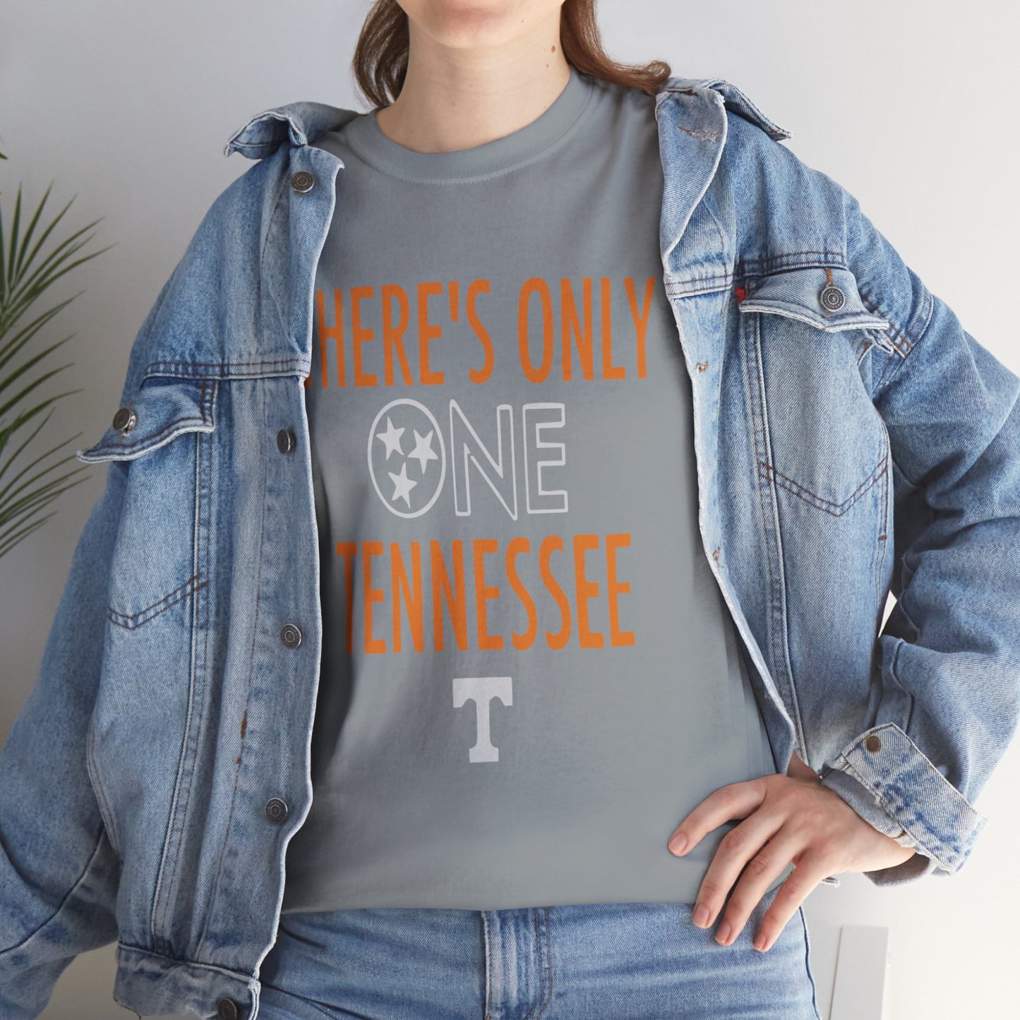 Tennessee Pride Tee, Unisex Heavy Cotton Tee, Tennessee Fans Gift, College Sports Apparel, Casual Everyday Wear, State Pride Shirt