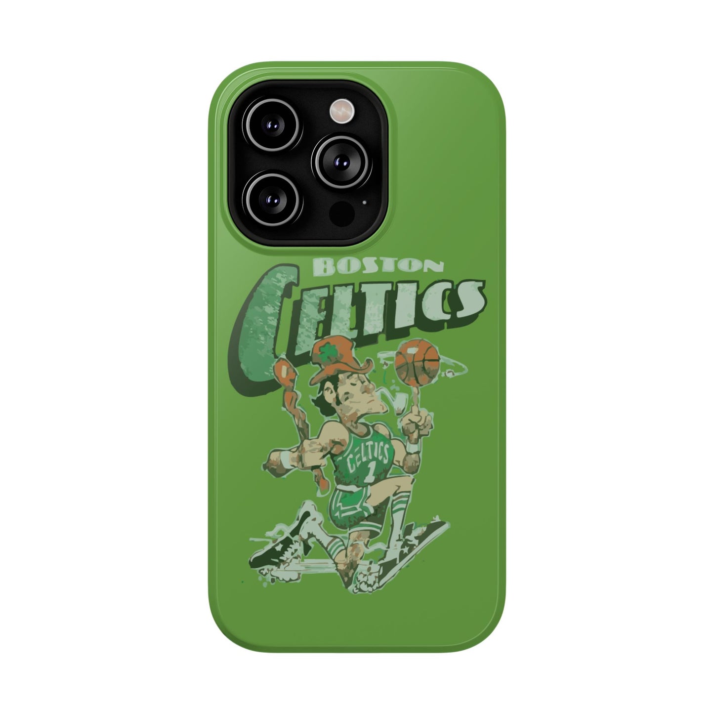 Boston Celtics Impact-Resistant Phone Case, Basketball Phone Cover, Sports Fan Gift, Sturdy Phone Case, NBA Merchandise, Team Spirit Decor