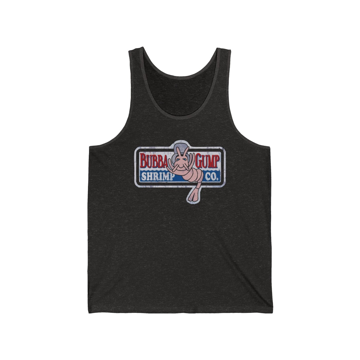 Bubba Gump Shrimp Co. Unisex Jersey Tank Top - Summer Vibes, Beachwear, Gift for Sea Lovers, Casual Day Out, BBQs, Outdoor Events