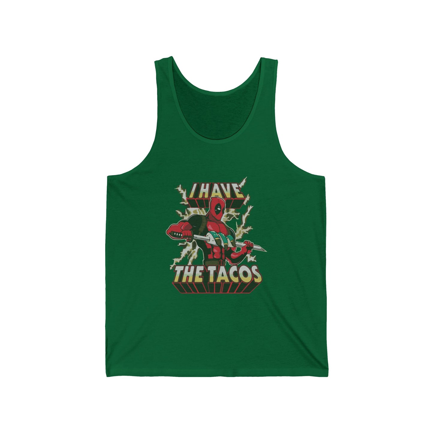 Funny T-Shirt - I Have The Tacos Unisex Jersey Tank Top