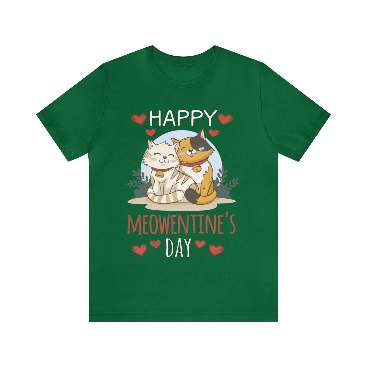 Happy Meowentine's Jersey Short Sleeve Tee