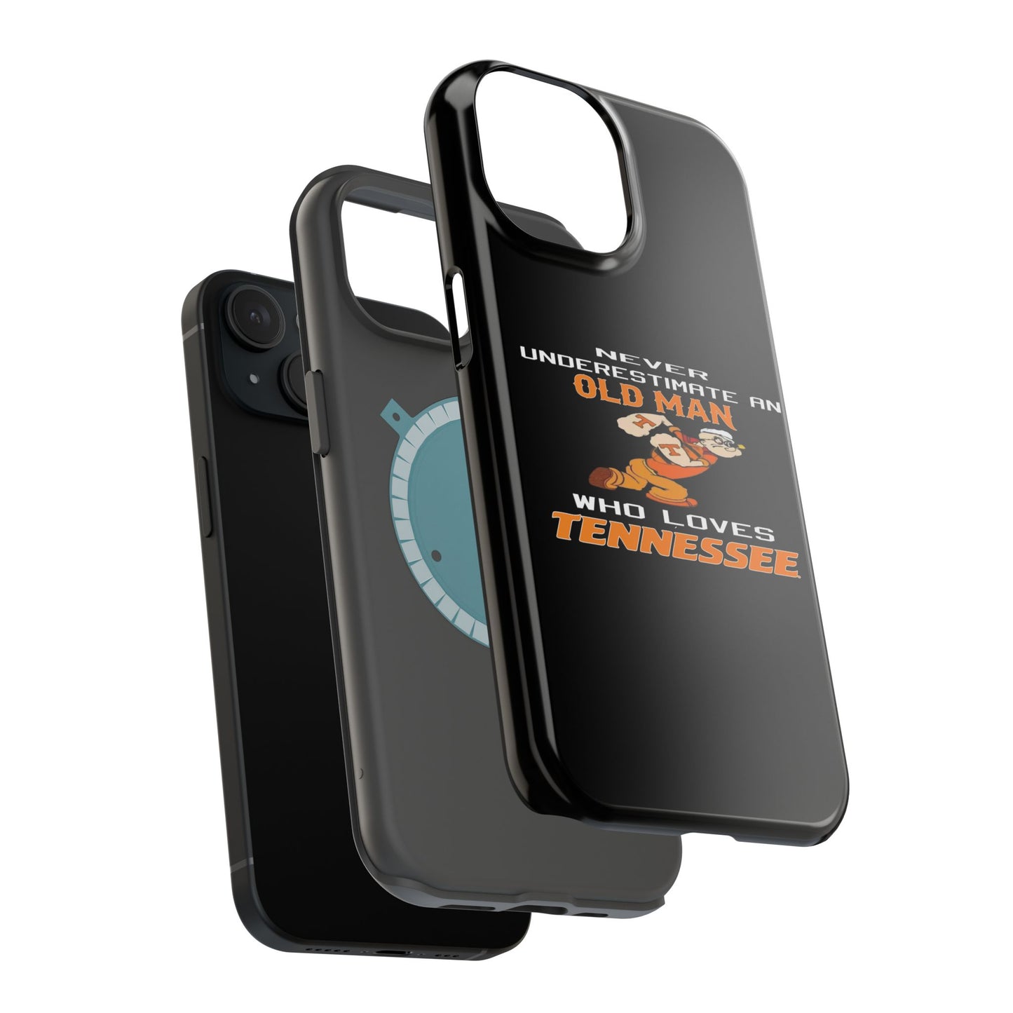 Tough Phone Case, Old Man Who Loves Tennessee, Gift for Grandpa, Tennessee Pride, Men's Accessories, Father's Day, Custom Cases
