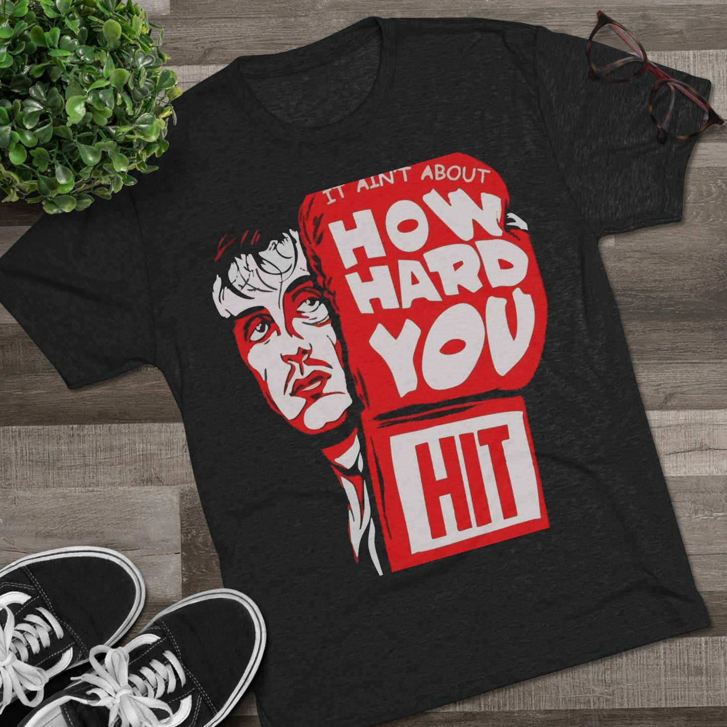 Rocky Fitness Tee - Unisex Tri-Blend Crew Tee