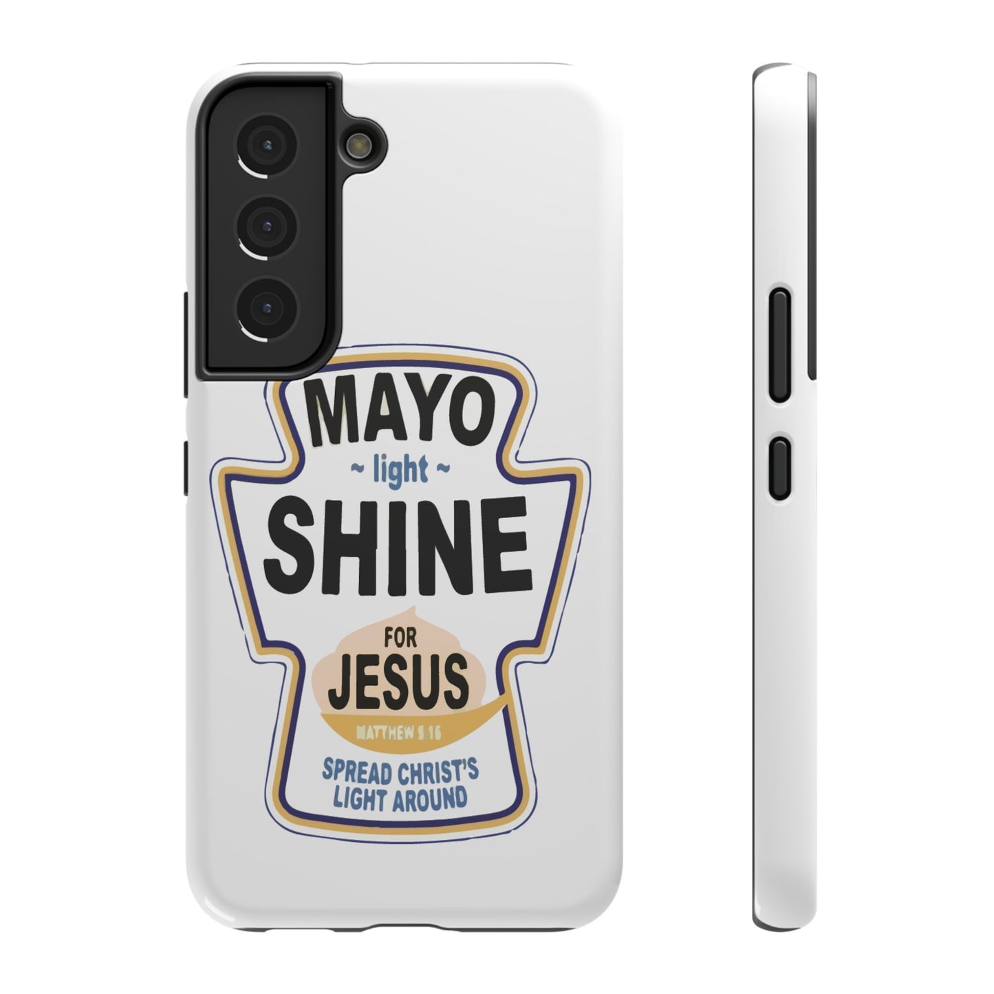 Jesus Message Impact-Resistant Case, Faith-Based Phone Cover, Inspirational Tech Accessory, Christian Gift, Bible Verse Case