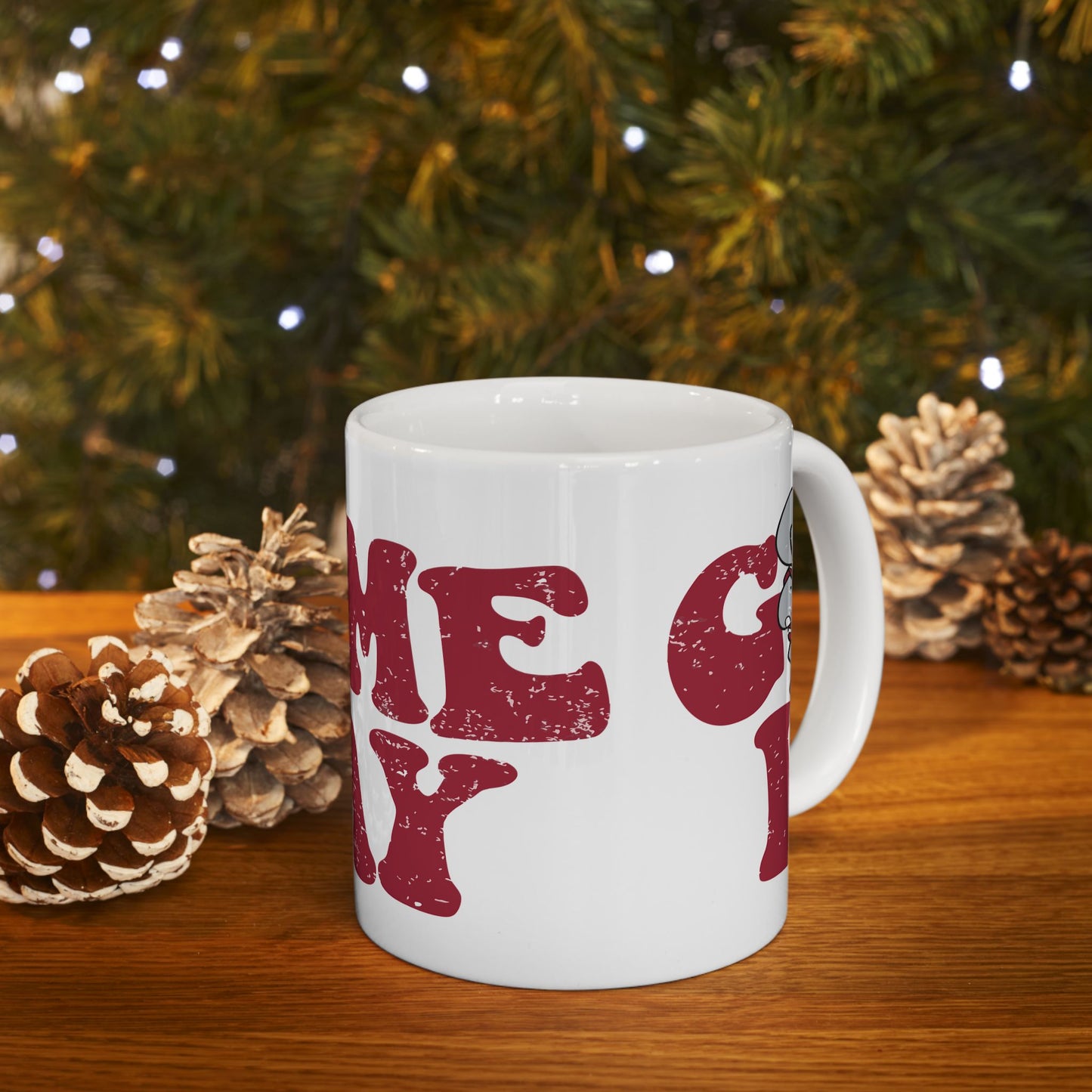 Game Day Bamba Ceramic Mug - Perfect for Football Fans, Tailgating, Gift for Gamers, Holiday Drinkware, Sports Enthusiast