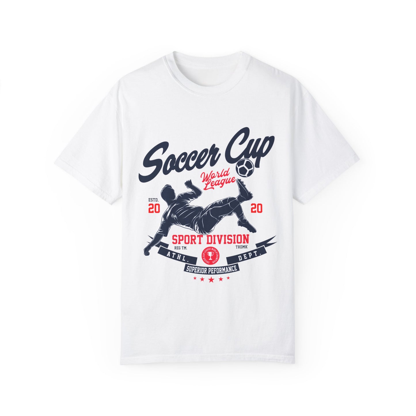 Soccer Club Unisex Garment-Dyed T-shirt