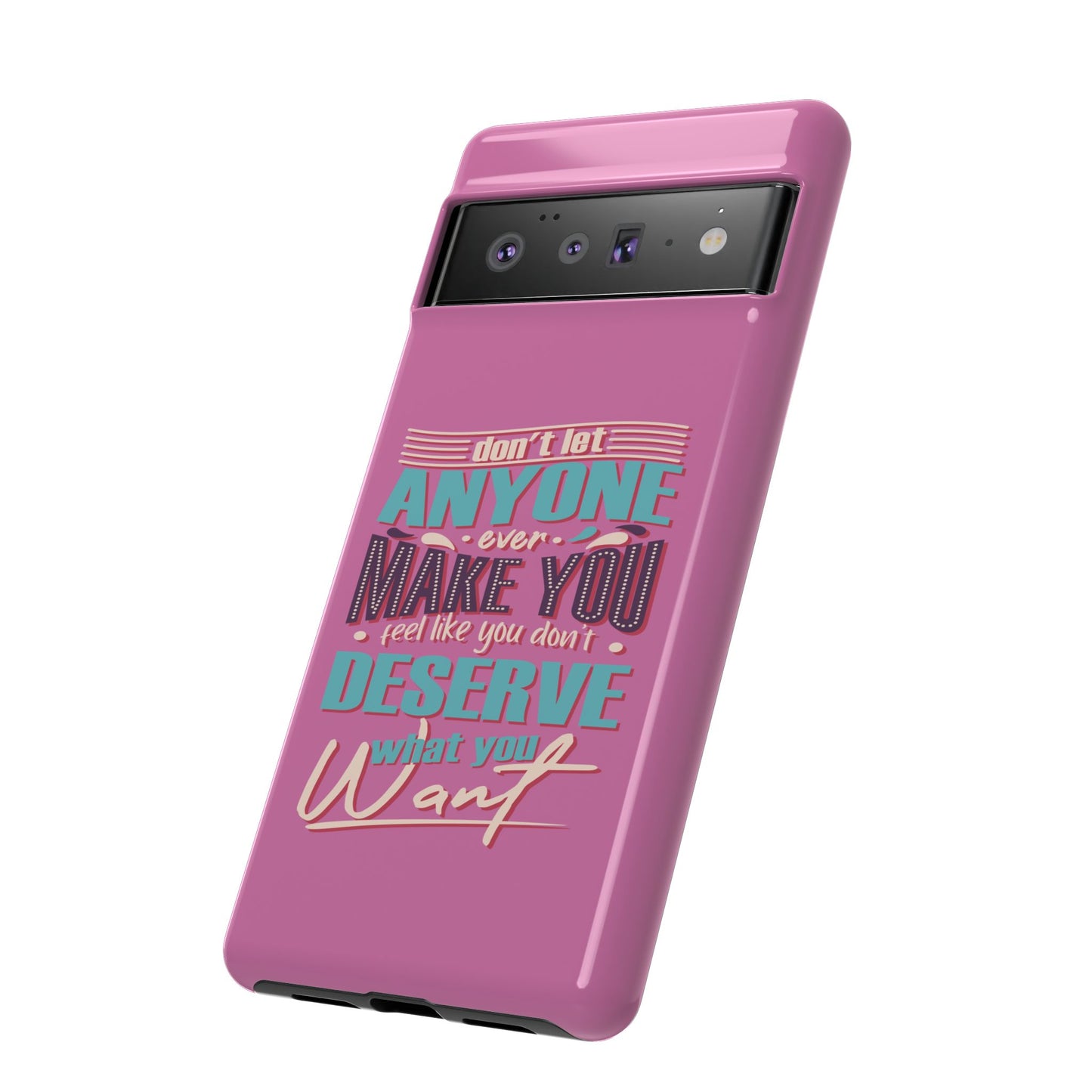 Inspirational Phone Case, Motivational Phone Cover, Tough Cases for Her, Gift for Friends, Self-Love Quote Case