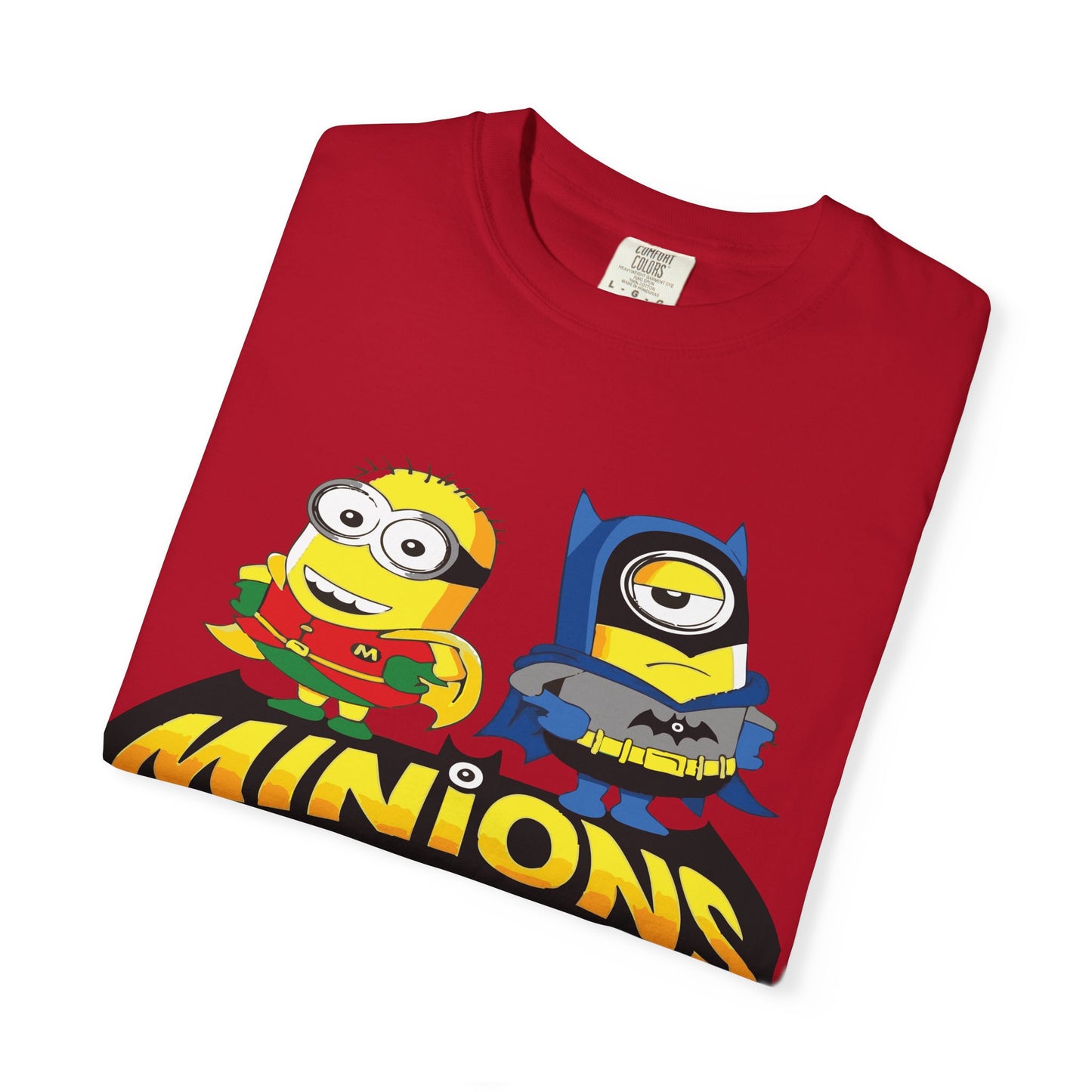 Minions Superhero Unisex T-shirt, Fun Gift for Kids, Cartoon Apparel, Birthday Party Outfit, Family Movie Night Wear