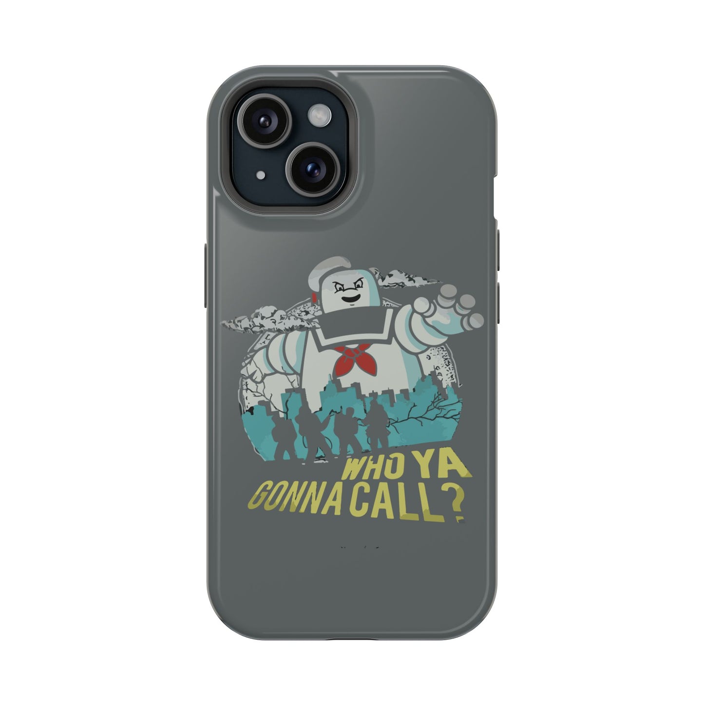 Ghostbuster-Inspired Tough Phone Case - Who Ya Gonna Call? - Perfect for Fans, Gift for Halloween, Geeky Accessories, Durable Protection