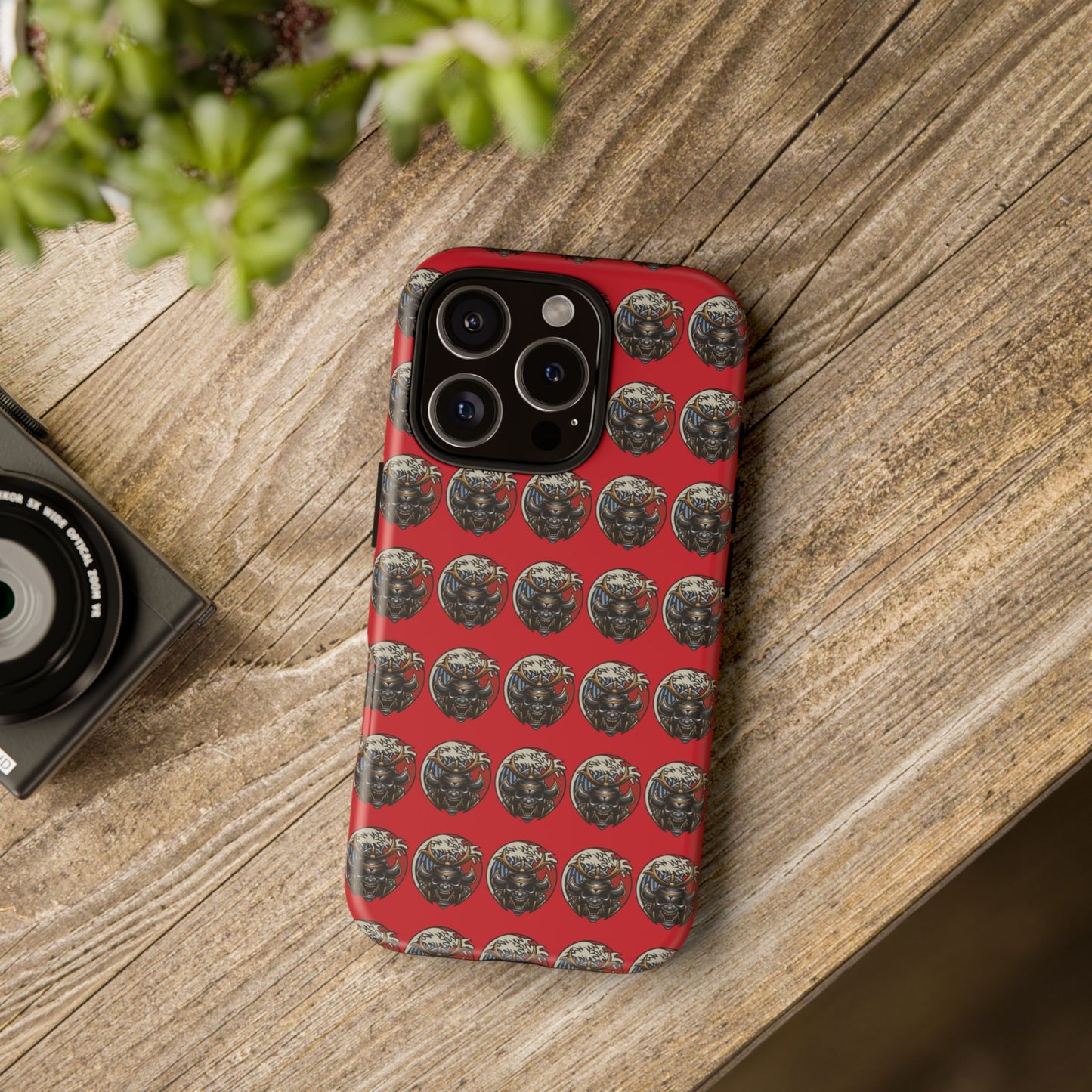 Bold Phone Case, Tough Phone Cover, Red Phone Protector, Unique Gift for Him/Her, Trendy Tech Accessory