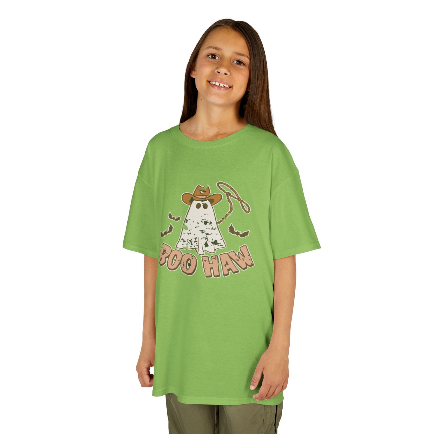 Boo Haunt Kids Tee, Halloween Shirt, Ghost Costume T-Shirt, Fun Kids Apparel, Spooky Party Outfit