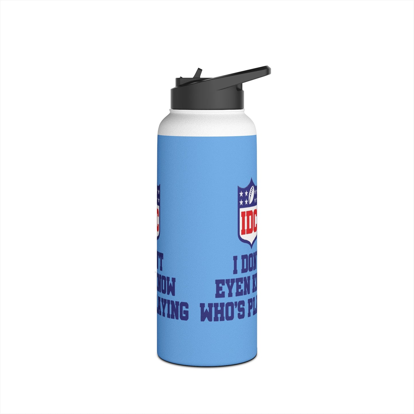 NFL Stainless Steel Water Bottle - Funny Sports Fan Gift, Hydration Flask for Game Days, Sports Events, Birthday Present, Home & Outdoors