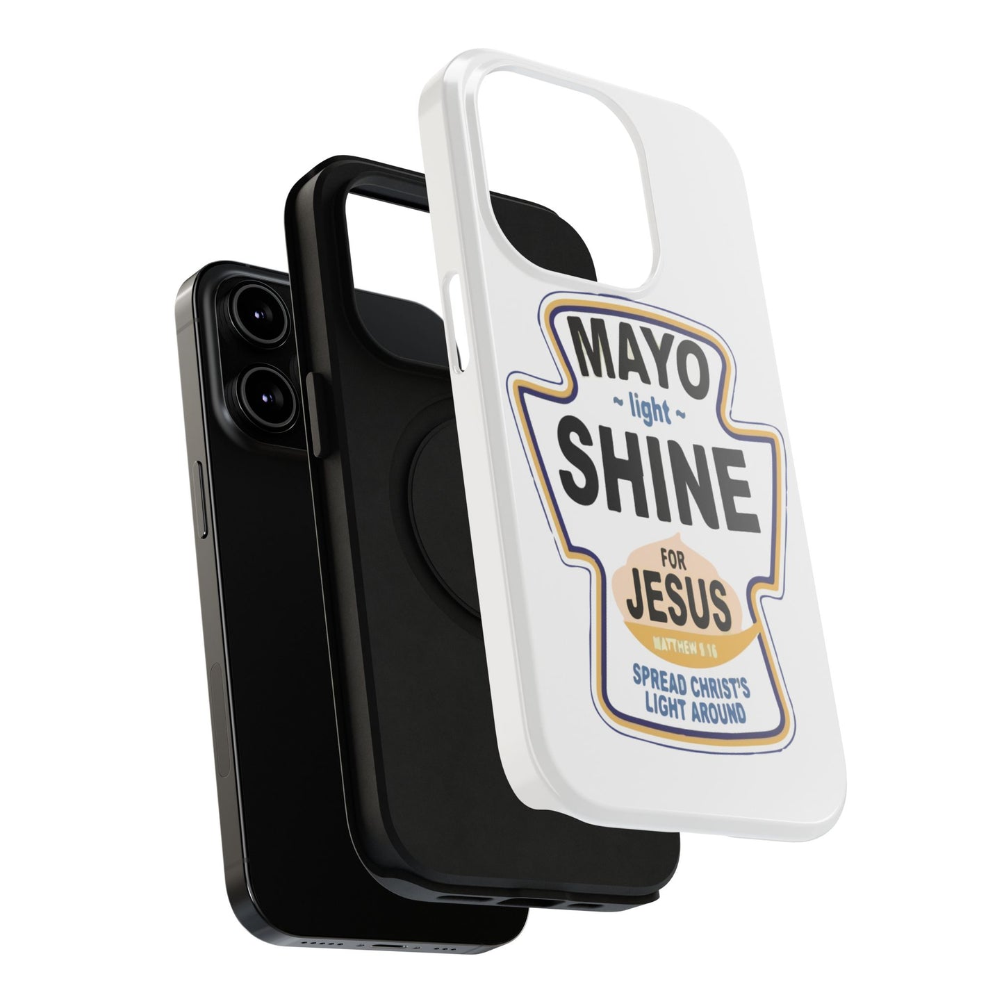 Jesus Message Impact-Resistant Case, Faith-Based Phone Cover, Inspirational Tech Accessory, Christian Gift, Bible Verse Case