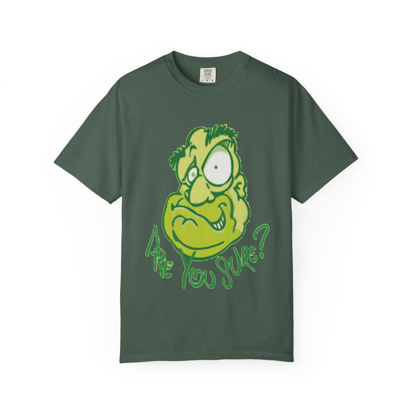 Unisex Garment-Dyed T-Shirt with Quirky Cartoon Design - Perfect for Casual Wear, Gifting, Parties, and Everyday Comfort