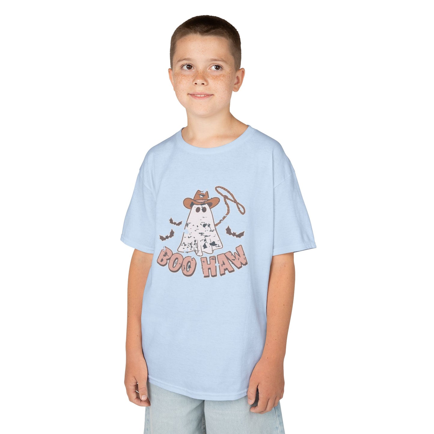 Boo Haunt Kids Tee, Halloween Shirt, Ghost Costume T-Shirt, Fun Kids Apparel, Spooky Party Outfit