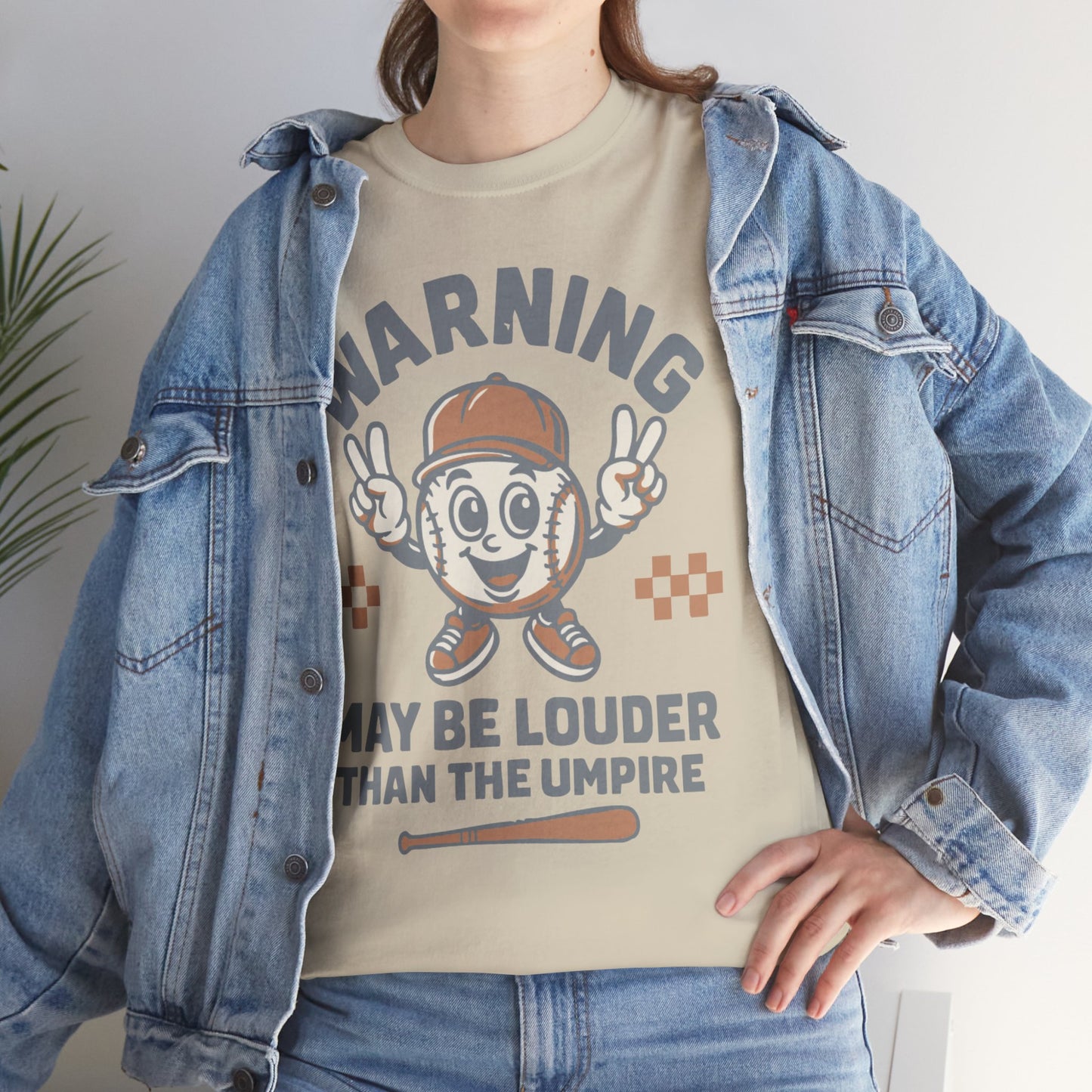 Warning T-Shirt, Fun Umpire Tee, Unique Sports Gift, Casual Wear, Perfect for Baseball Fans