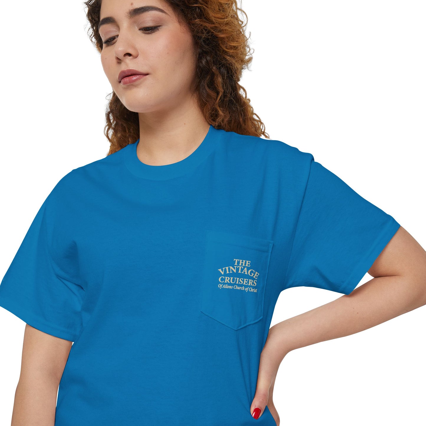 Retro Pocket Tee Allons Church of Christ Cruise 2025 Unisex T-Shirt