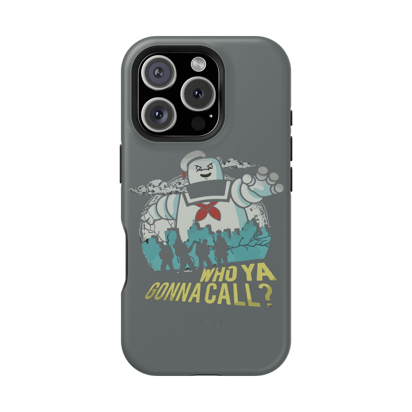 Ghostbuster-Inspired Tough Phone Case - Who Ya Gonna Call? - Perfect for Fans, Gift for Halloween, Geeky Accessories, Durable Protection
