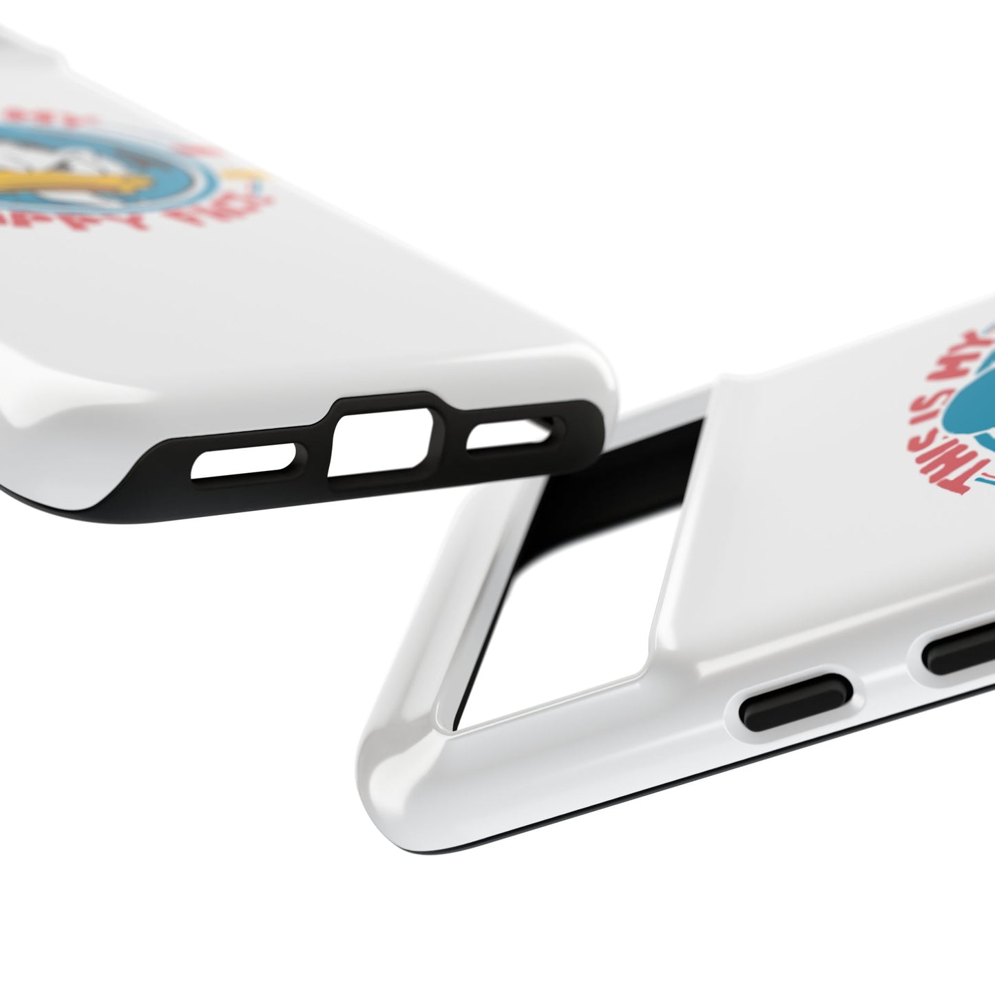 Tough Cases: This is My Happy Face Phone Case, Funny Phone Case, Donald Duck Case, Cute Phone Accessory, Gift for Disney Fans