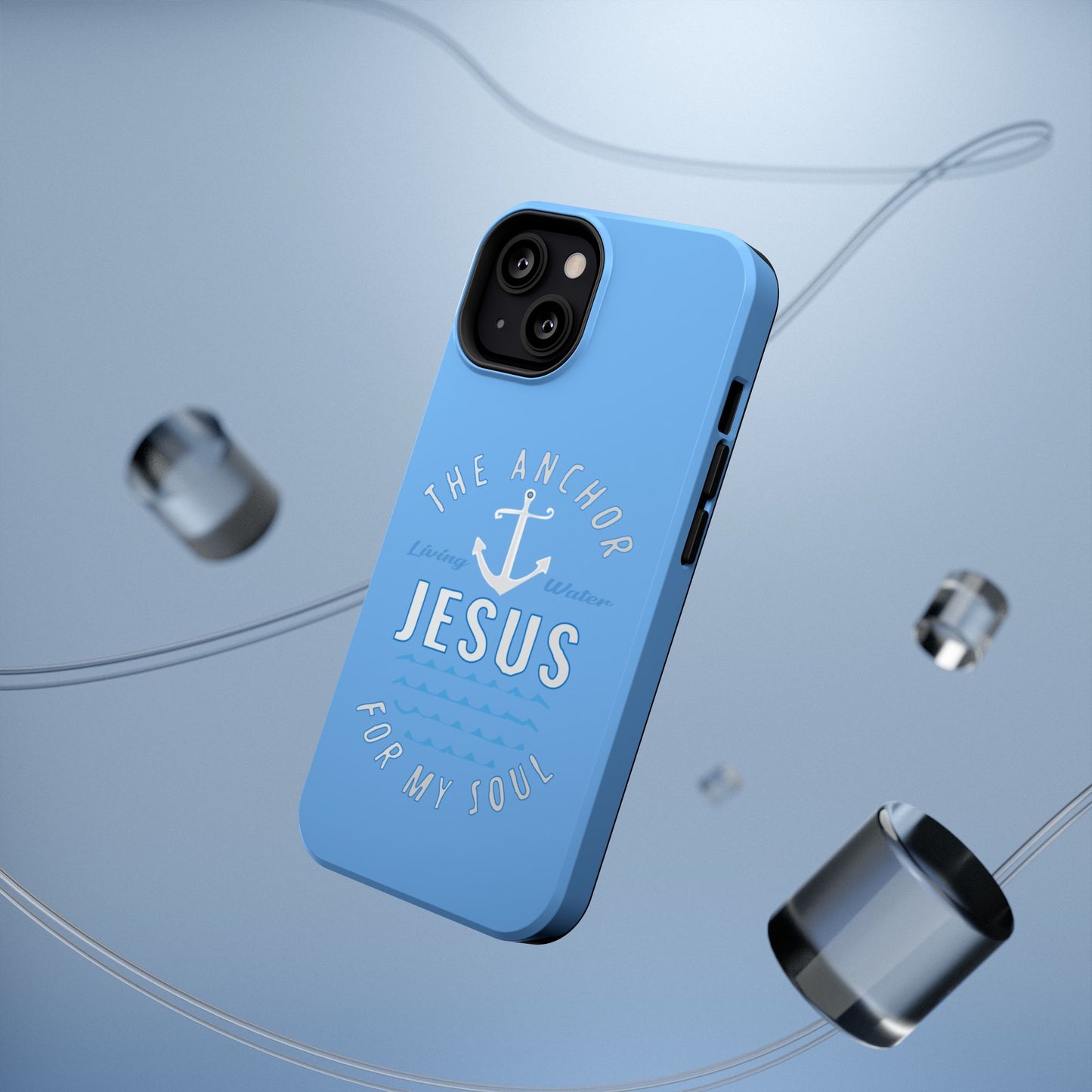 Jesus Anchor Phone Case, Christian Tech Accessories, Inspirational Gifts, Unique Phone Covers, Faith-Based Decor