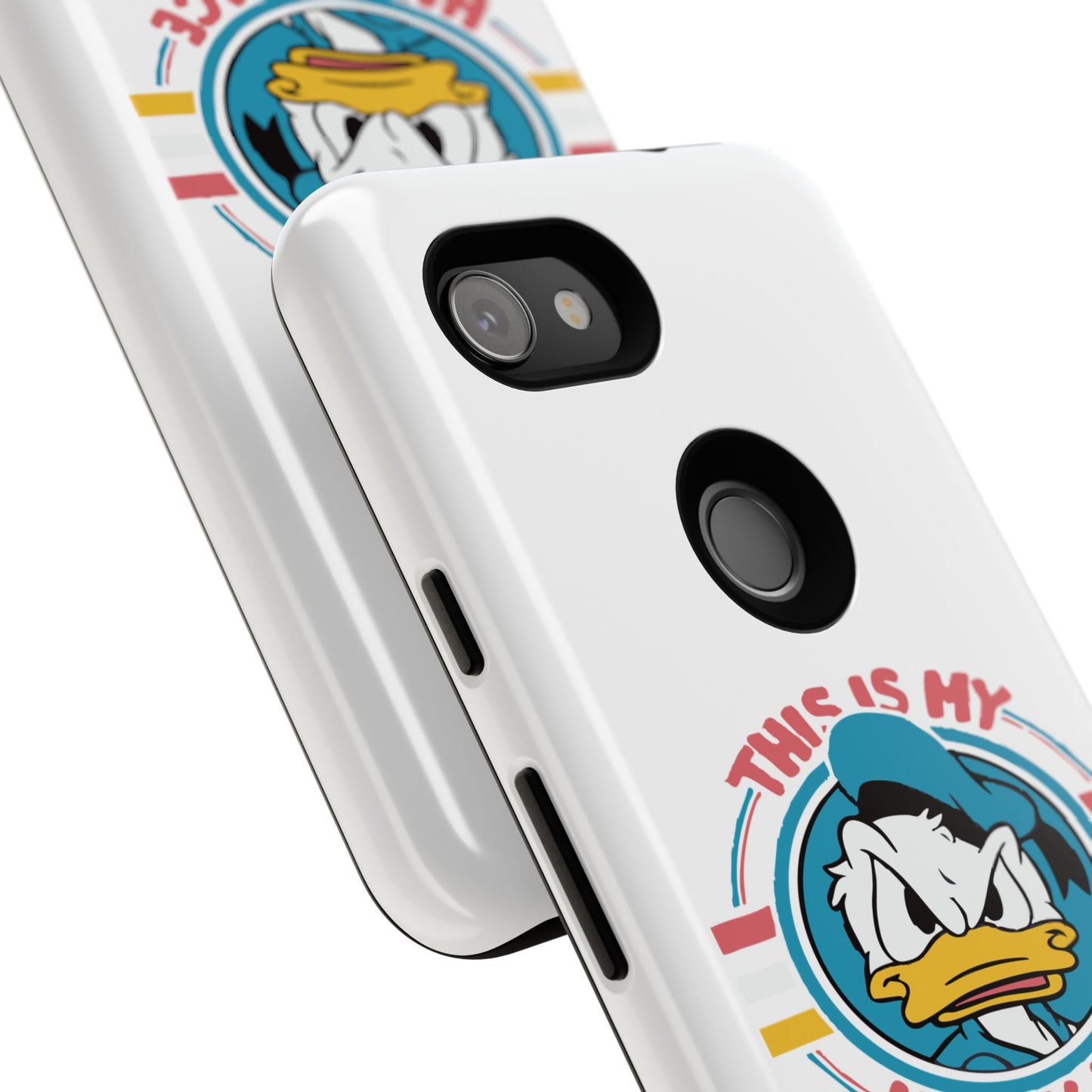 Tough Cases: This is My Happy Face Phone Case, Funny Phone Case, Donald Duck Case, Cute Phone Accessory, Gift for Disney Fans