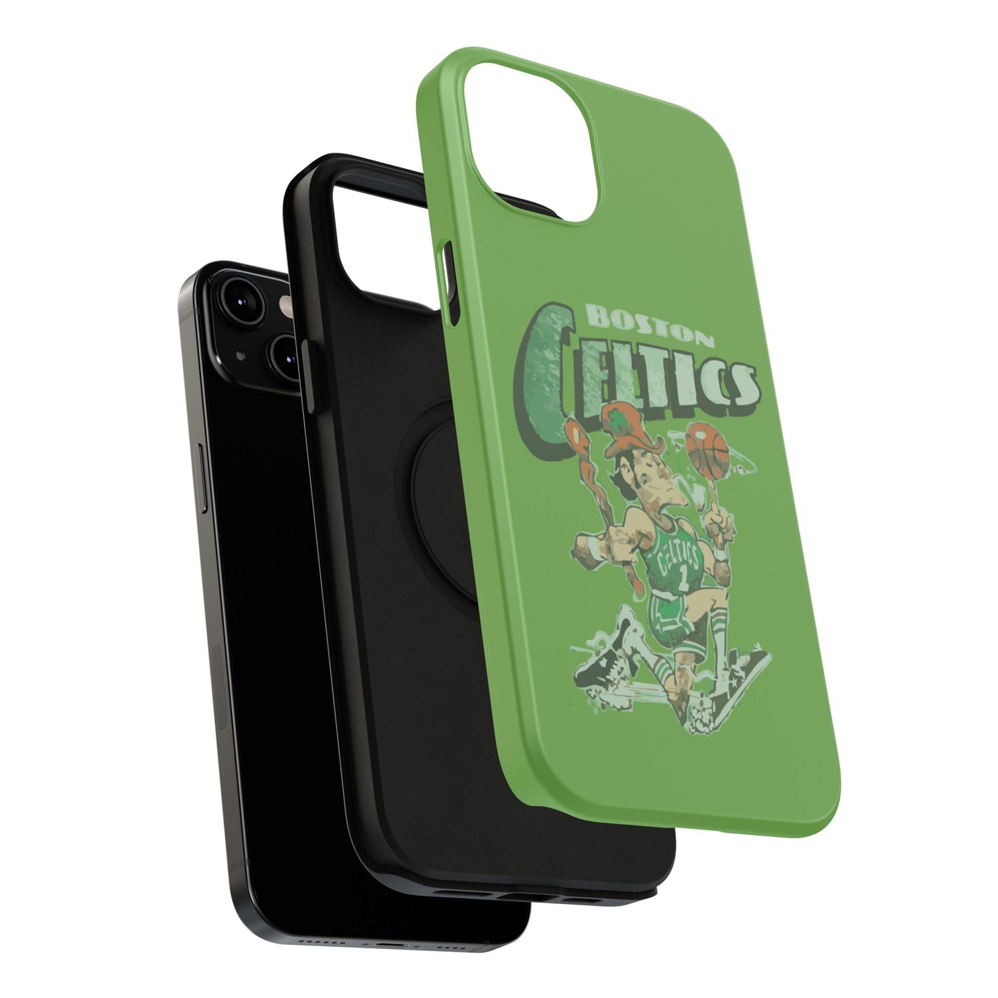 Boston Celtics Impact-Resistant Phone Case, Basketball Phone Cover, Sports Fan Gift, Sturdy Phone Case, NBA Merchandise, Team Spirit Decor