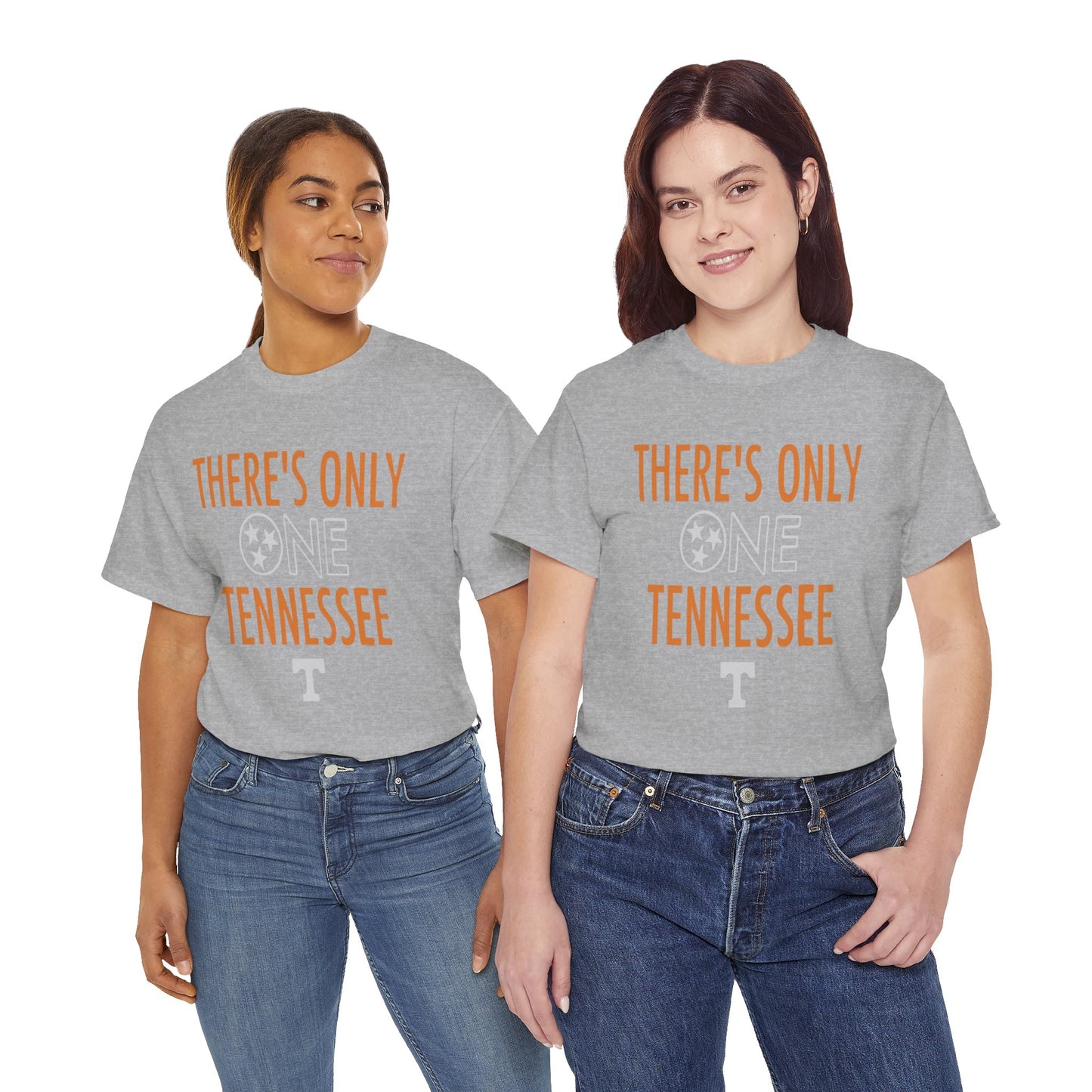 Tennessee Pride Tee, Unisex Heavy Cotton Tee, Tennessee Fans Gift, College Sports Apparel, Casual Everyday Wear, State Pride Shirt