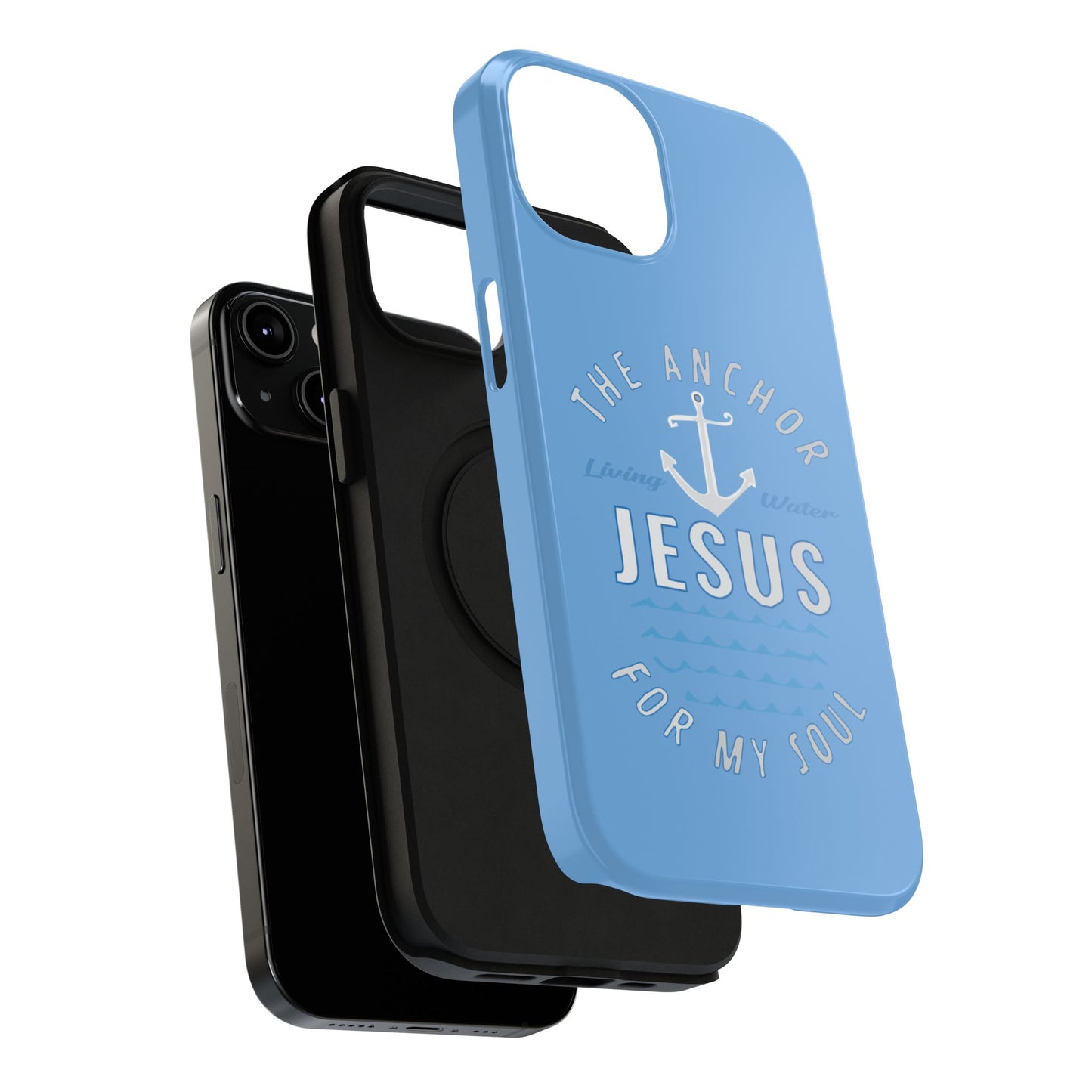 Jesus Anchor Phone Case, Christian Tech Accessories, Inspirational Gifts, Unique Phone Covers, Faith-Based Decor
