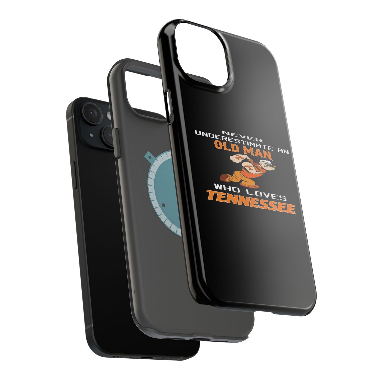 Tough Phone Case, Old Man Who Loves Tennessee, Gift for Grandpa, Tennessee Pride, Men's Accessories, Father's Day, Custom Cases