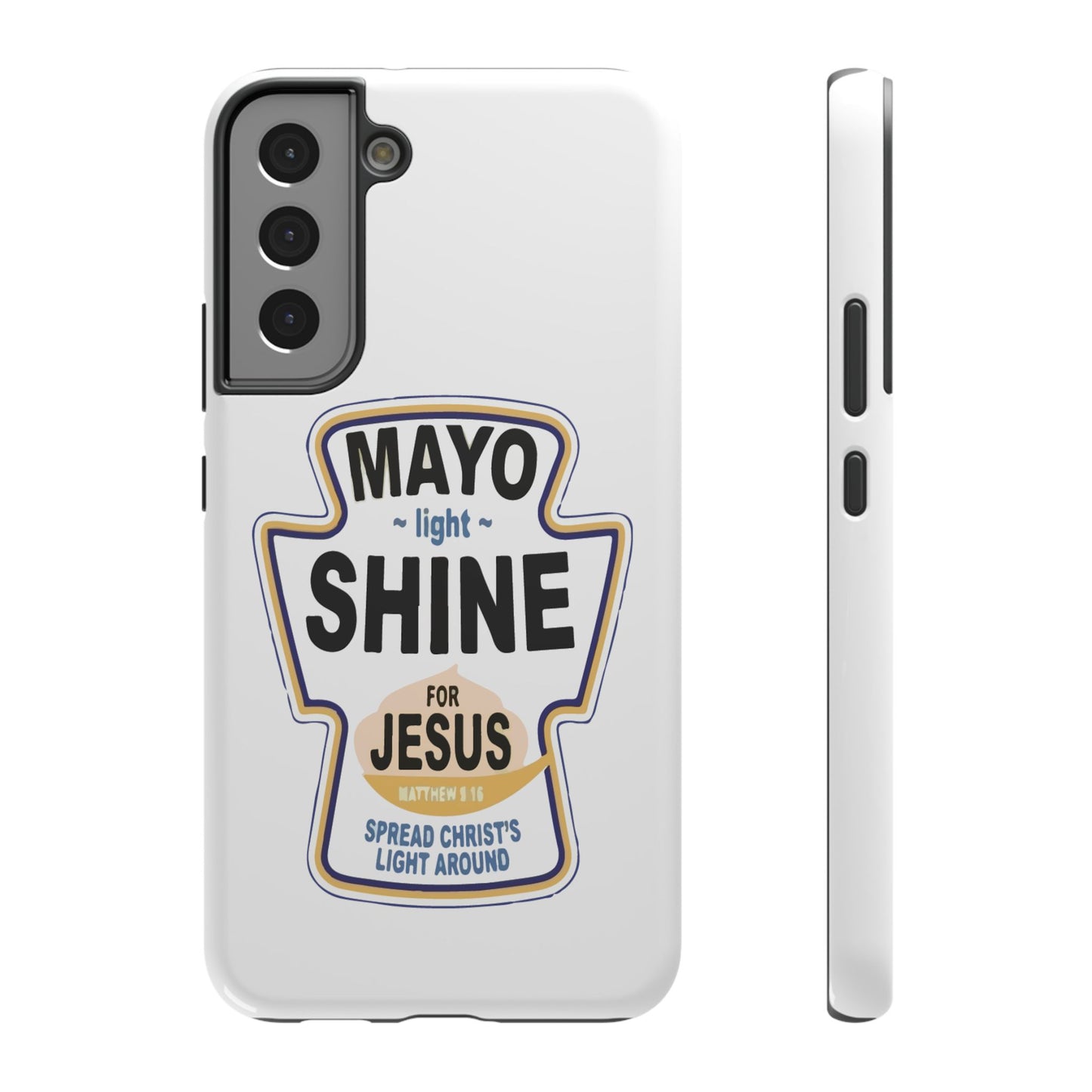Jesus Message Impact-Resistant Case, Faith-Based Phone Cover, Inspirational Tech Accessory, Christian Gift, Bible Verse Case