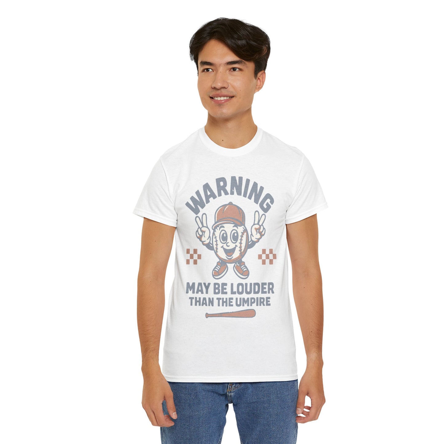 Warning T-Shirt, Fun Umpire Tee, Unique Sports Gift, Casual Wear, Perfect for Baseball Fans