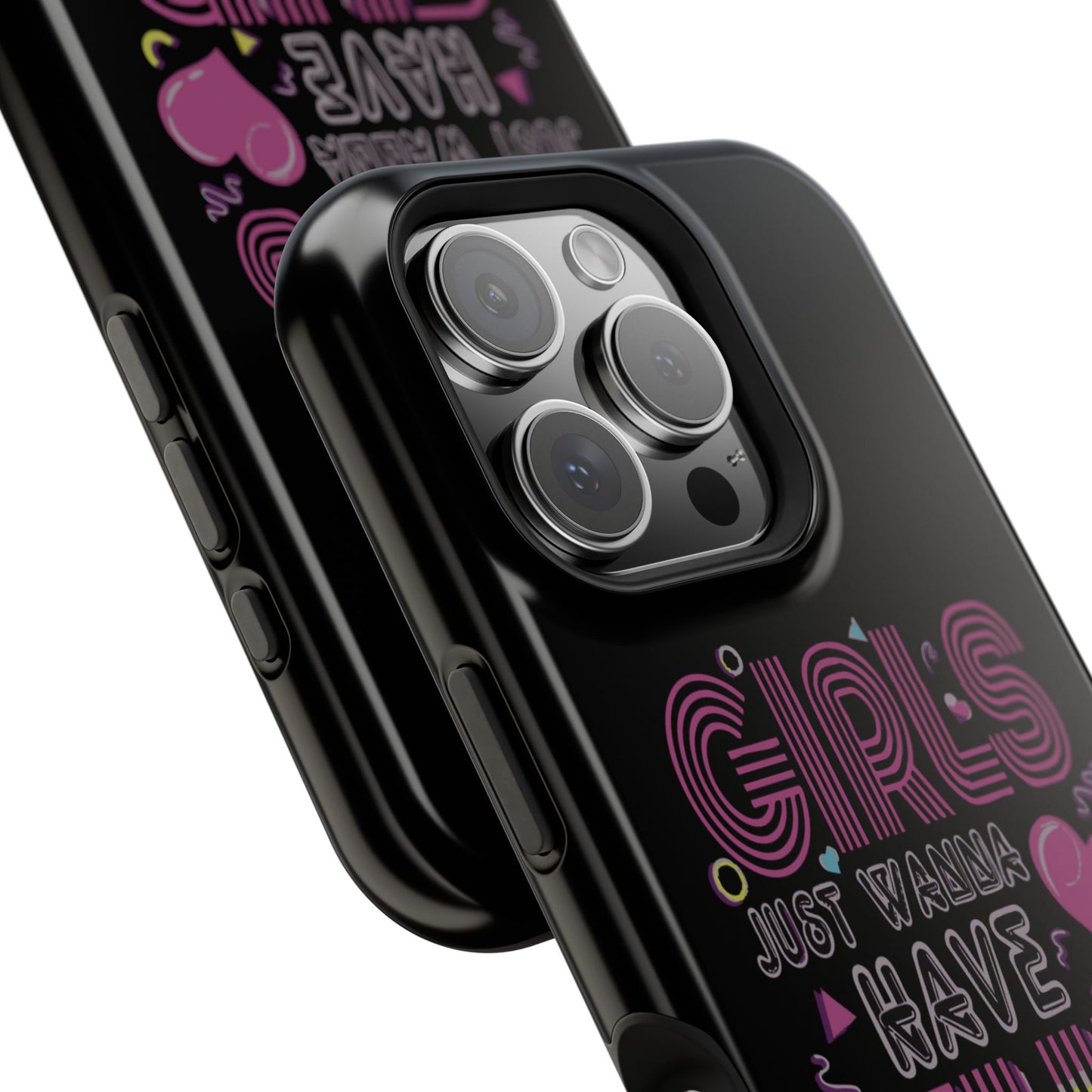 Fun Vibe Phone Case - Girls Just Wanna Have Fun Cell Case, Impact-Resistant Cover, Gift for Teens, Birthday Party Accessory, Trendy Tech
