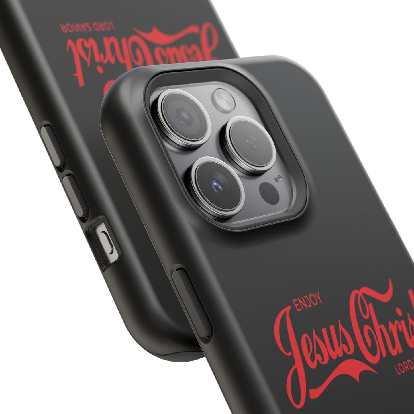 Impact-Resistant Phone Case: Enjoy Jesus Christ Lord Savior, Christian Gift, Durable Protection, Faith-Based Accessory, Holiday Gift