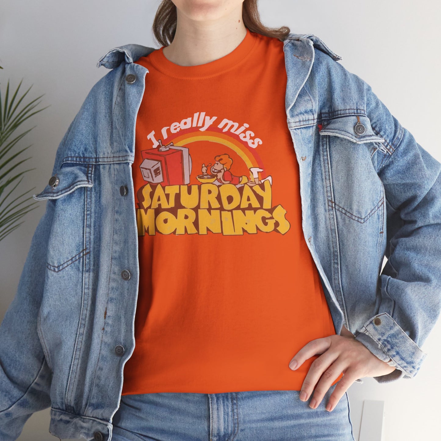 Retro Saturday Mornings Tee, Vintage Cartoon Shirt, Unisex Cotton Tee, Cozy Weekend Vibe, Perfect Gift for Nostalgia Lovers