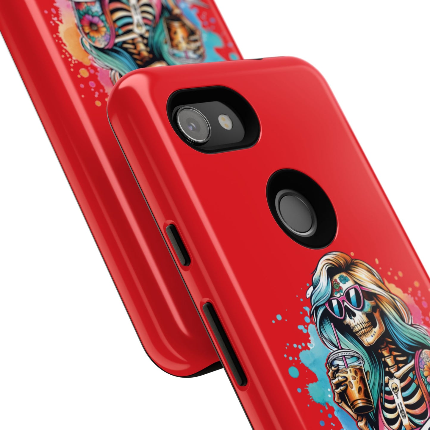 Cool Moms Club Phone Case - Tough Cases, Funky Phone Cover, Gift for Moms, Skeleton Design, Trendy Tech Accessories